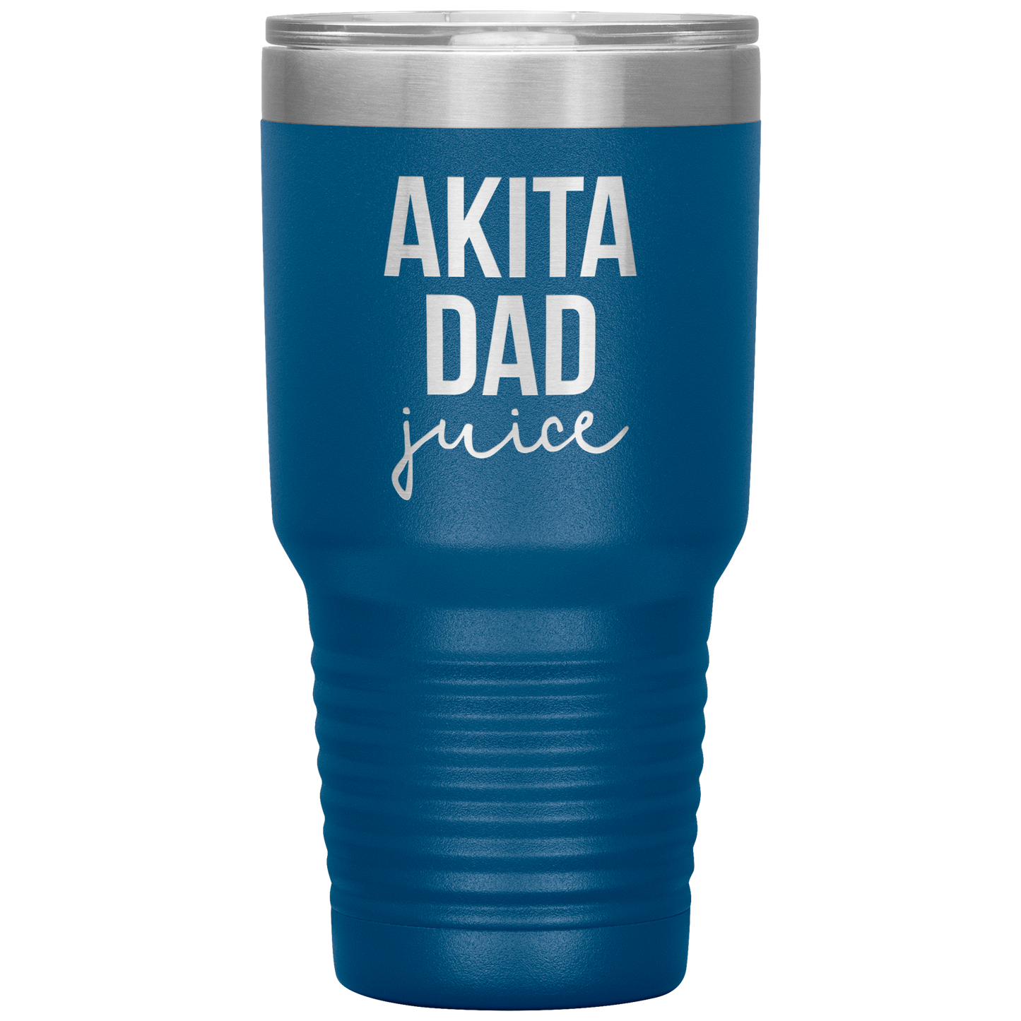 Akita Dad Tumbler, Funny Travel Coffee Mug, Birthday Gifts for Men and Women