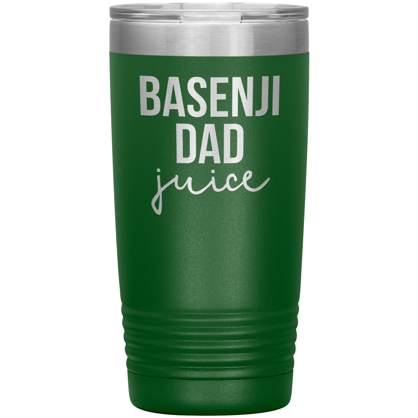 Basenji Dad Tumbler, Funny Travel Coffee Mug, Birthday Gifts for Men and Women