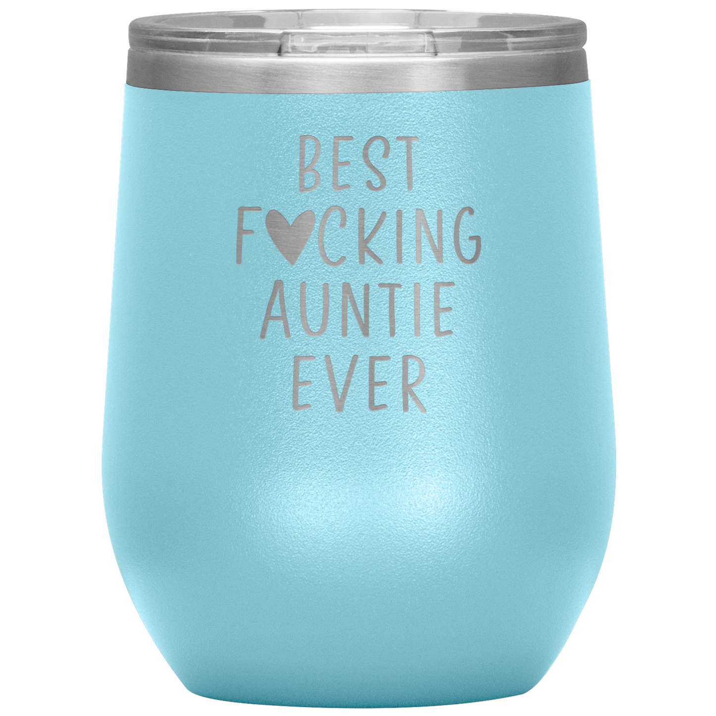 Auntie Wine Tumbler, Auntie Gifts, Travel Wine Cup, Birthday Gifts for Men and Women