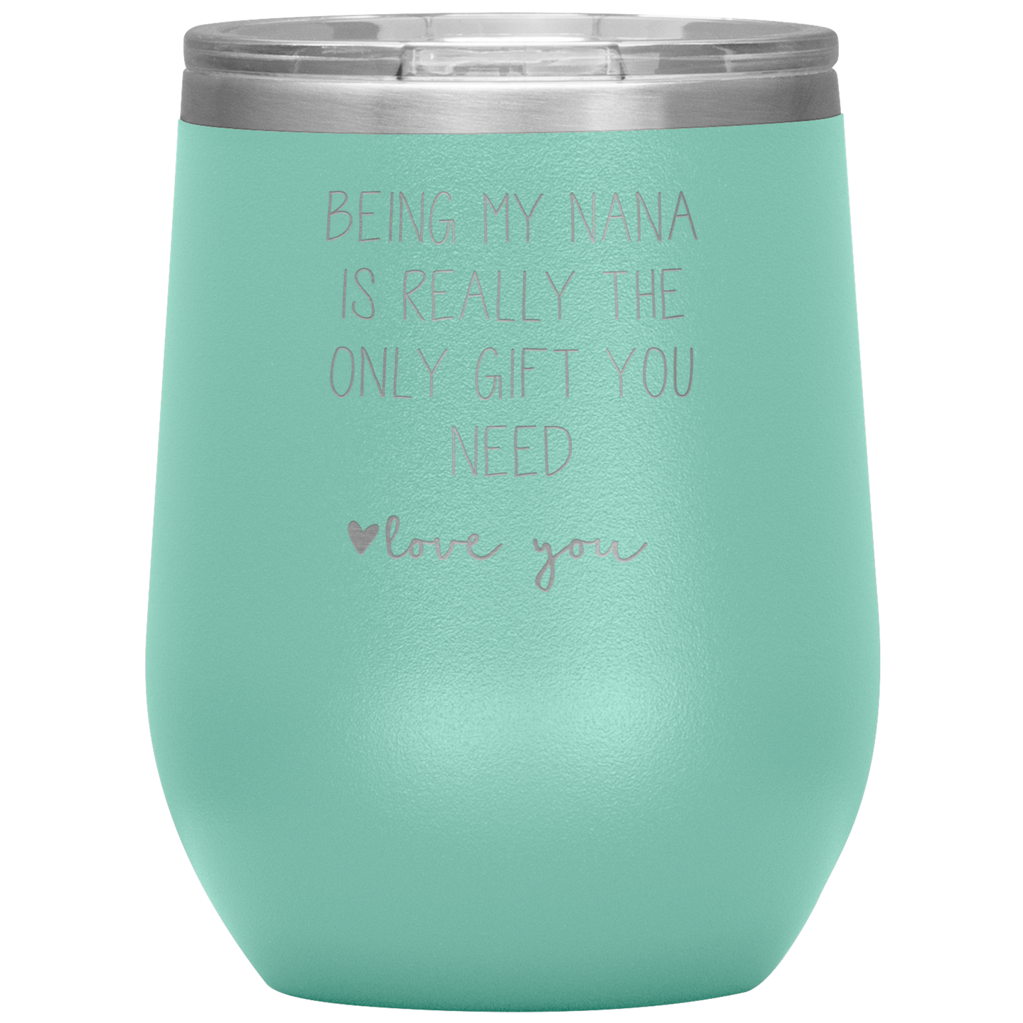 Nana Wine Tumbler, Nana Gifts, Travel Wine Cup, Birthday Gifts for Men and Women