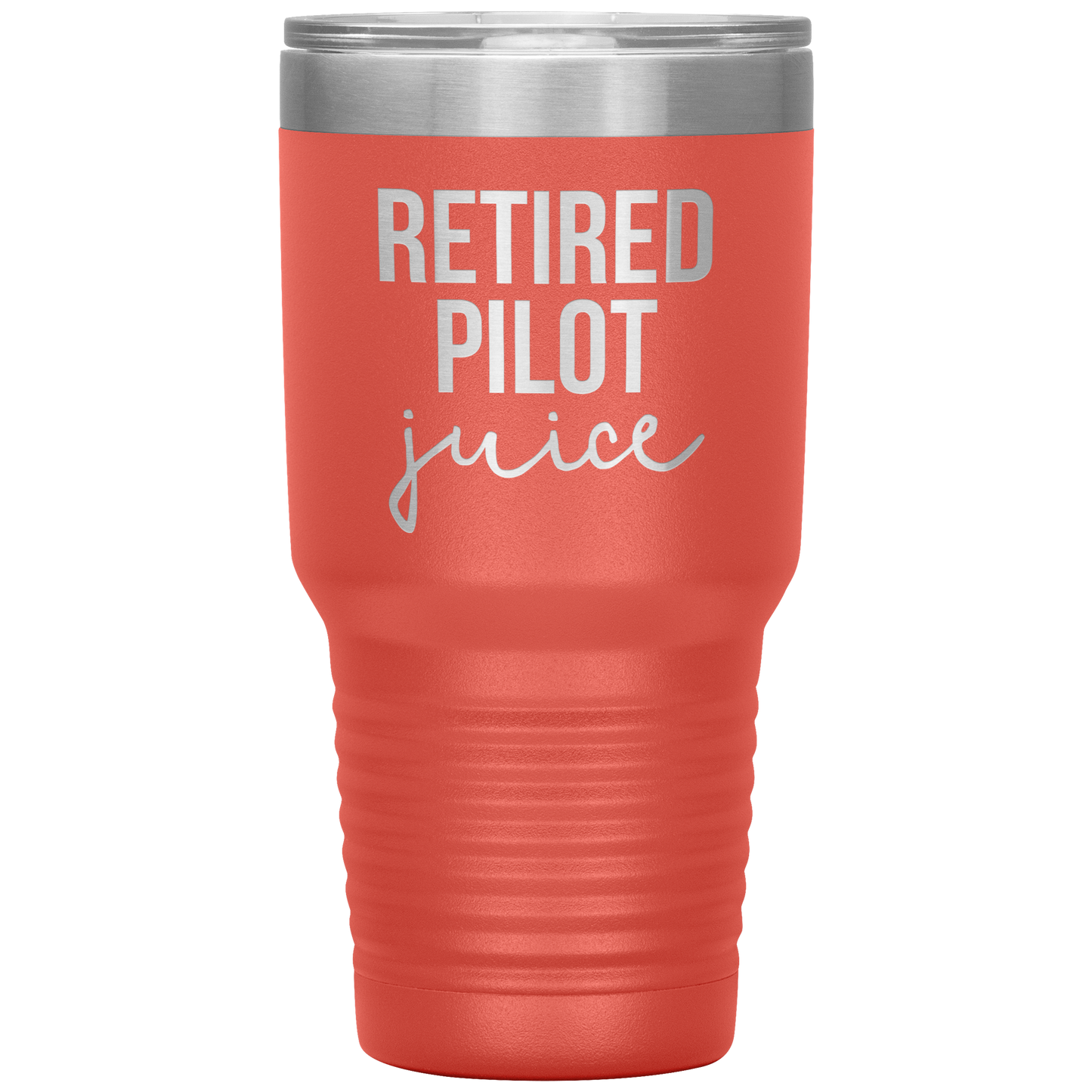 Retired Pilot Retirement Tumbler, Retired Pilot Retirement Gifts, Travel Coffee Mug, Birthday Gifts for Men and Women