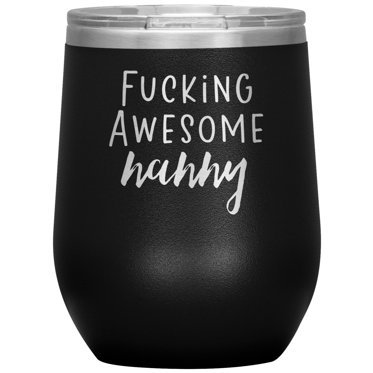 Nanny Wine Tumbler, Nanny Gifts, Travel Wine Cup, Birthday Gifts for Men and Women