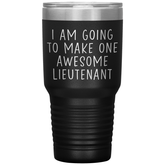 Lieutenant Tumbler, Lieutenant Gifts, Travel Coffee Mug, Birthday Gifts for Men and Women