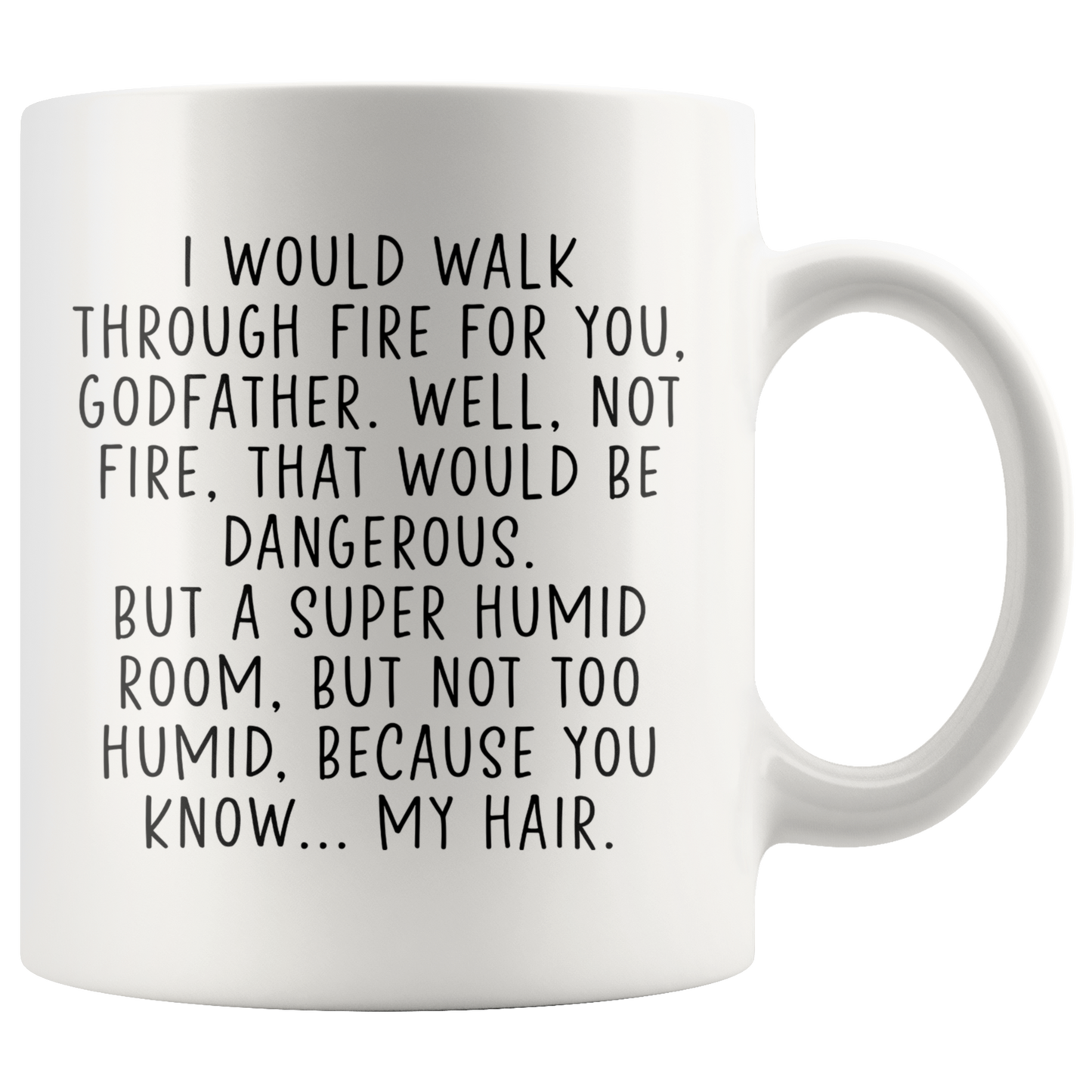 Godfather Gifts, Coffee Mug, Two Tone Accent Cup, Birthday Gift for Men and Women