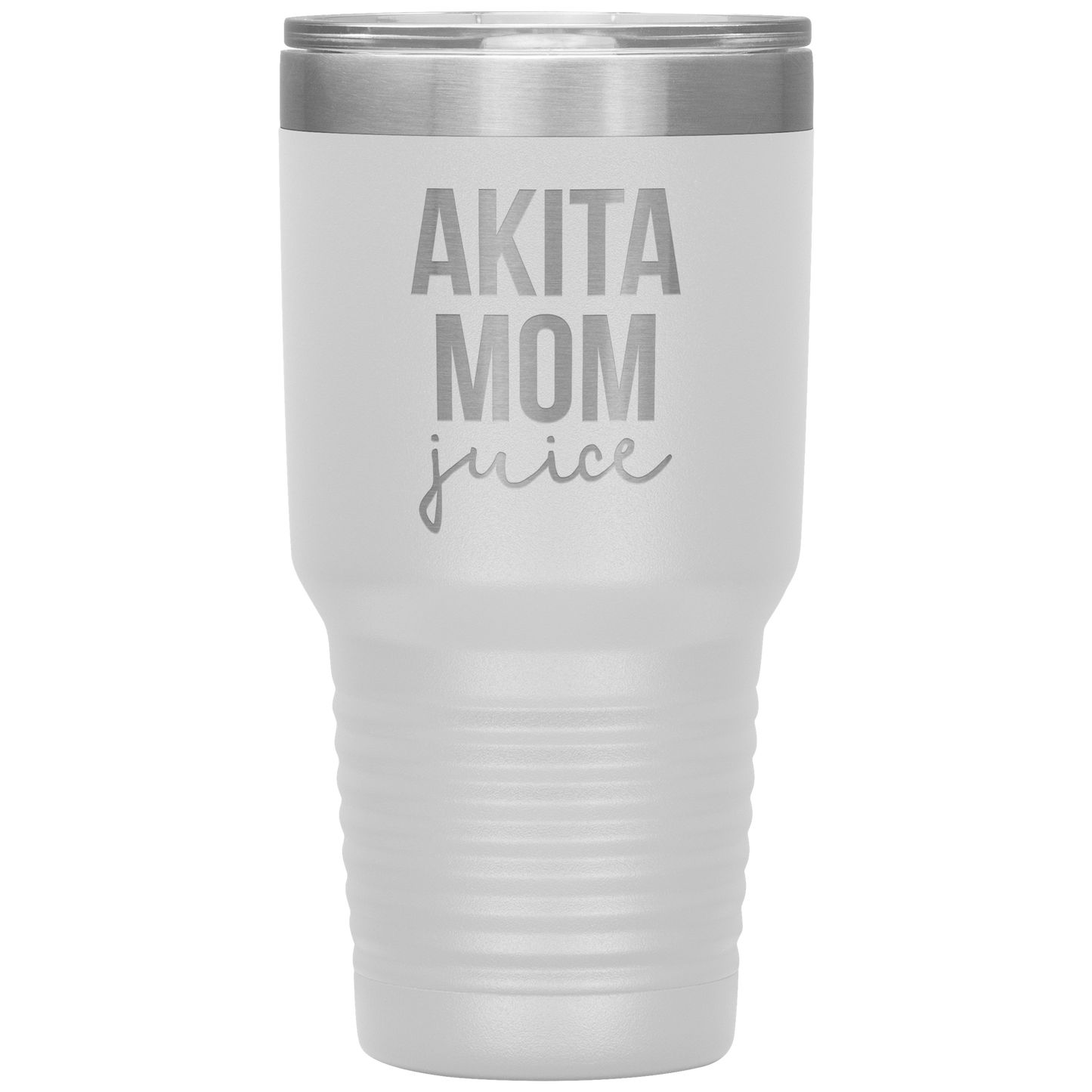 Akita Mom Tumbler, Funny Travel Coffee Mug, Birthday Gifts for Men and Women