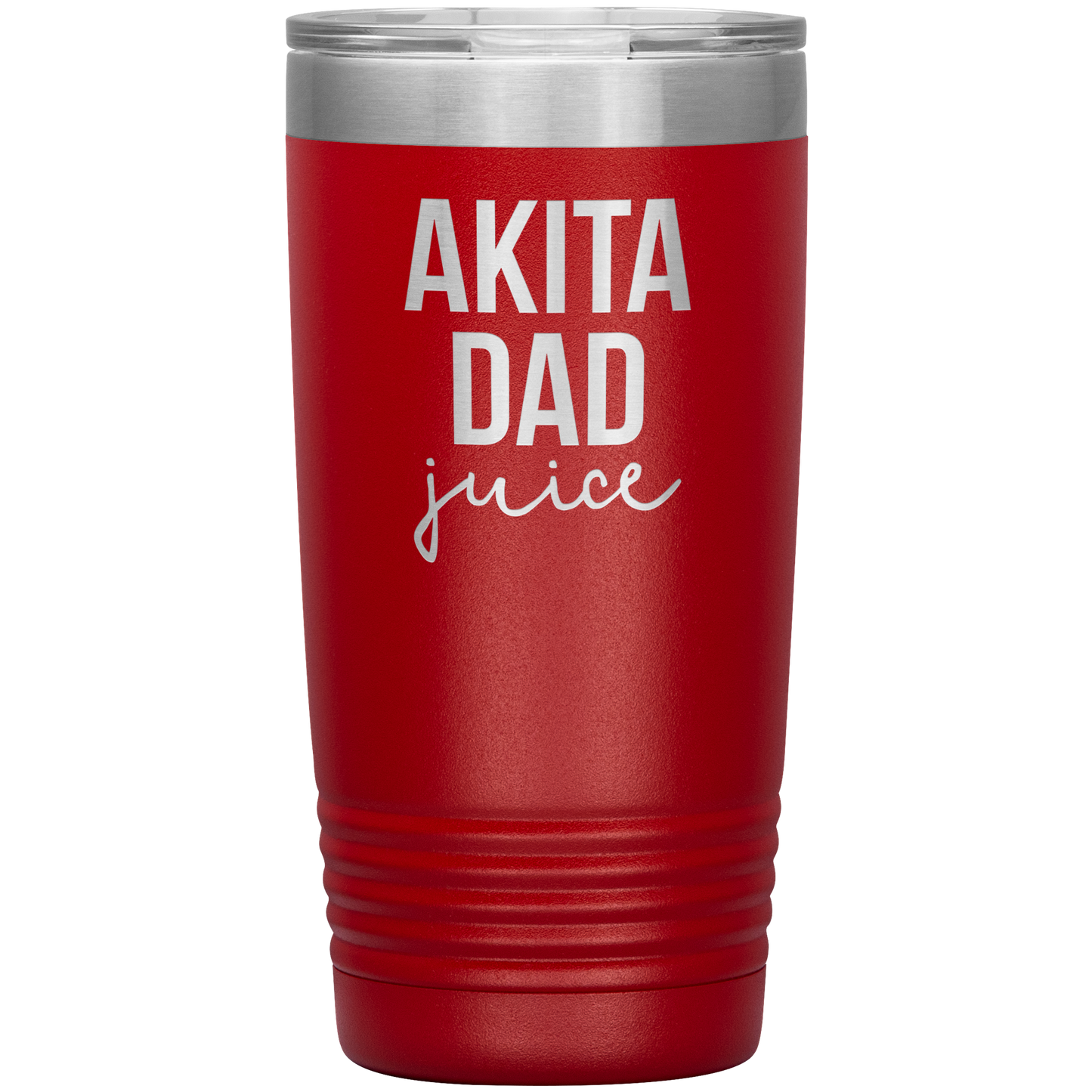 Akita Dad Tumbler, Funny Travel Coffee Mug, Birthday Gifts for Men and Women