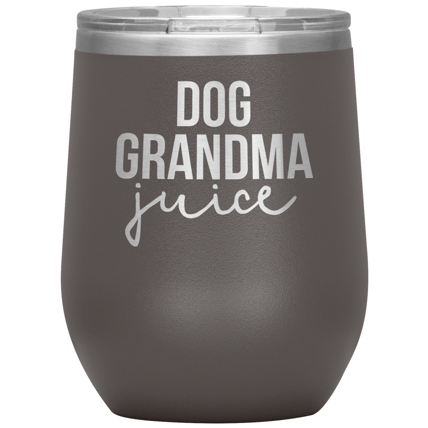 Dog Grandma Wine Tumbler, Dog Grandma Gifts, Travel Wine Cup, Birthday Gifts for Men and Women