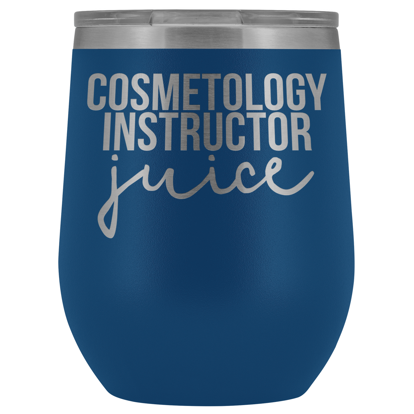 Cosmetology Instructor Gifts, Cosmetology Instructor Wine Tumbler, Cup, Funny Birthday Gifts for Men and Women