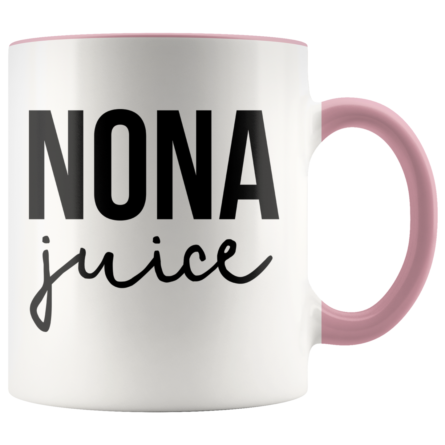 Nona Gifts, Coffee Mug, Two Tone Accent Cup, Birthday Gift for Men and Women