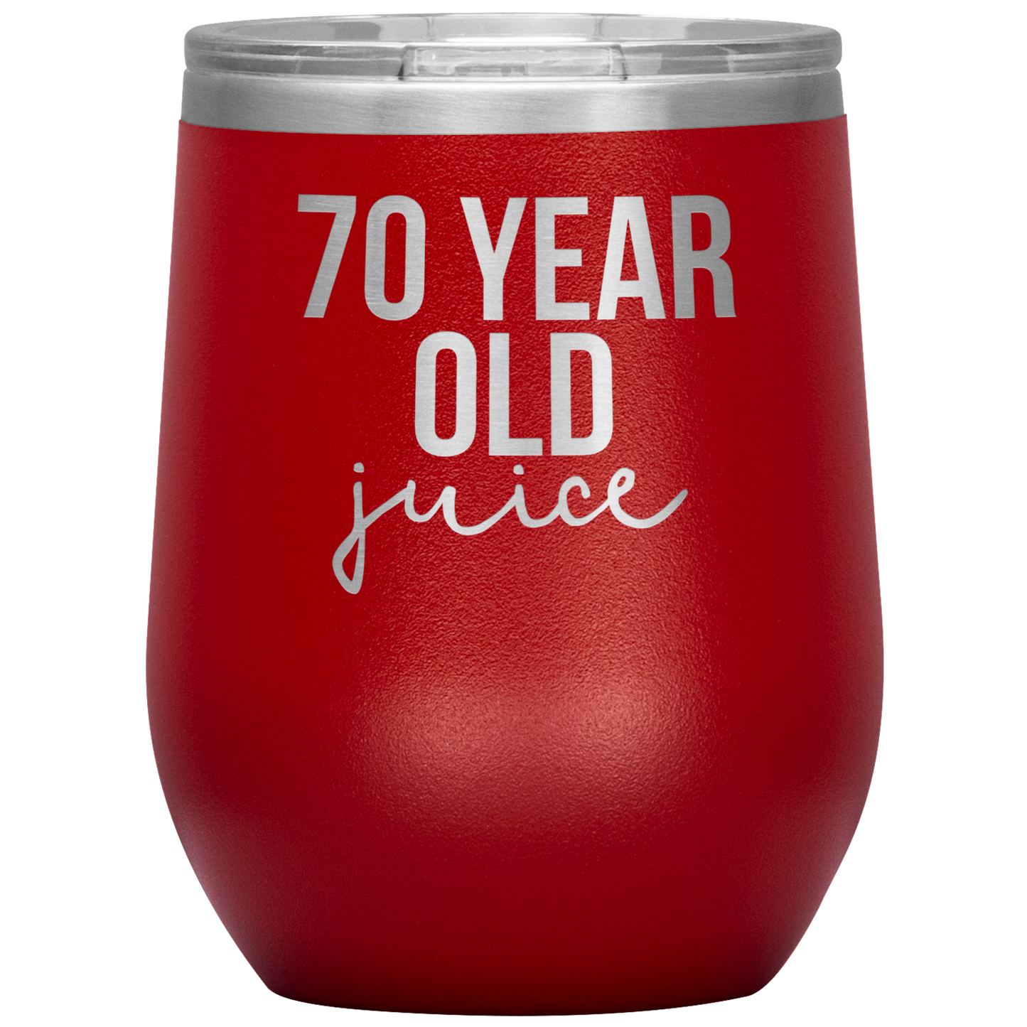 70th Birthday Gifts, 70th Birthday Wine Cup, 70 Year Old Birthday Wine Tumbler, Birthday Gifts for Men and Women