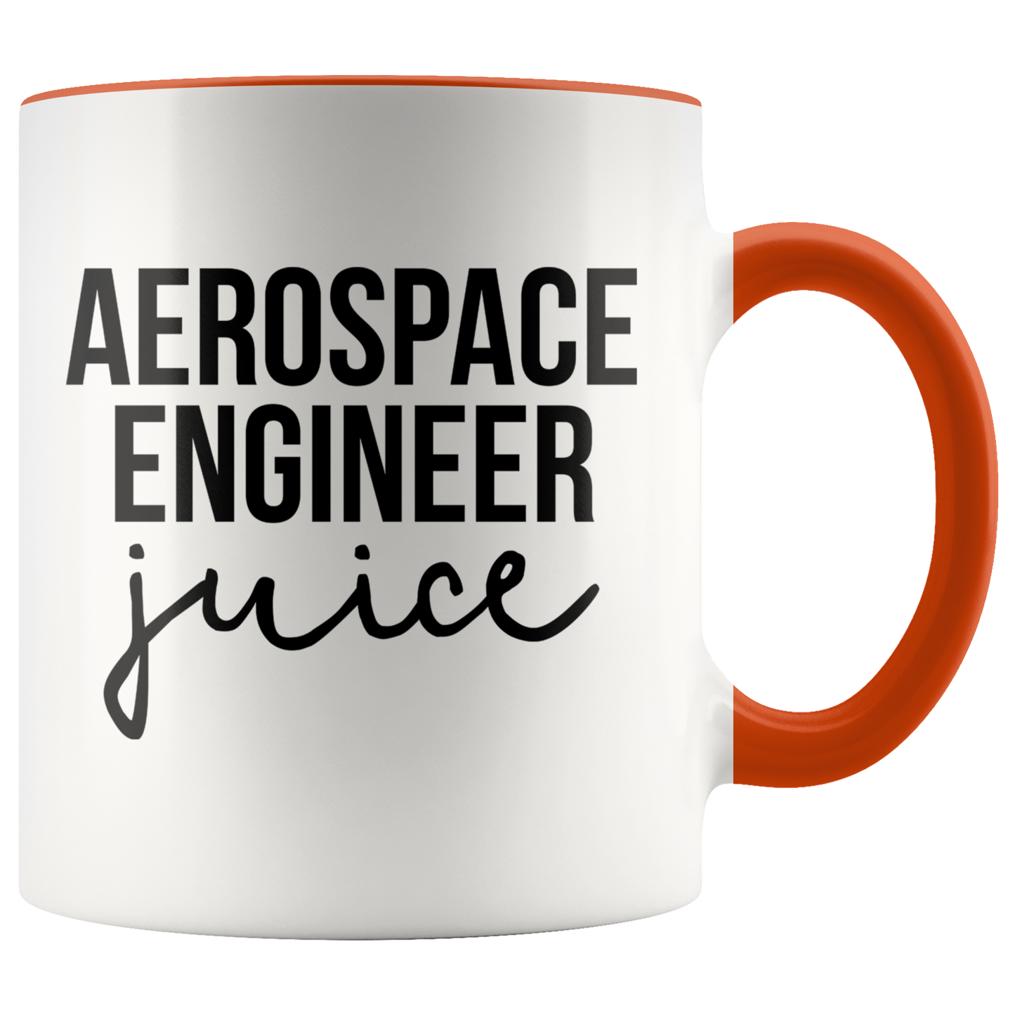 Aerospace engineer Gifts, Coffee Mug, Two Tone Accent Cup, Birthday Gift for Men and Women