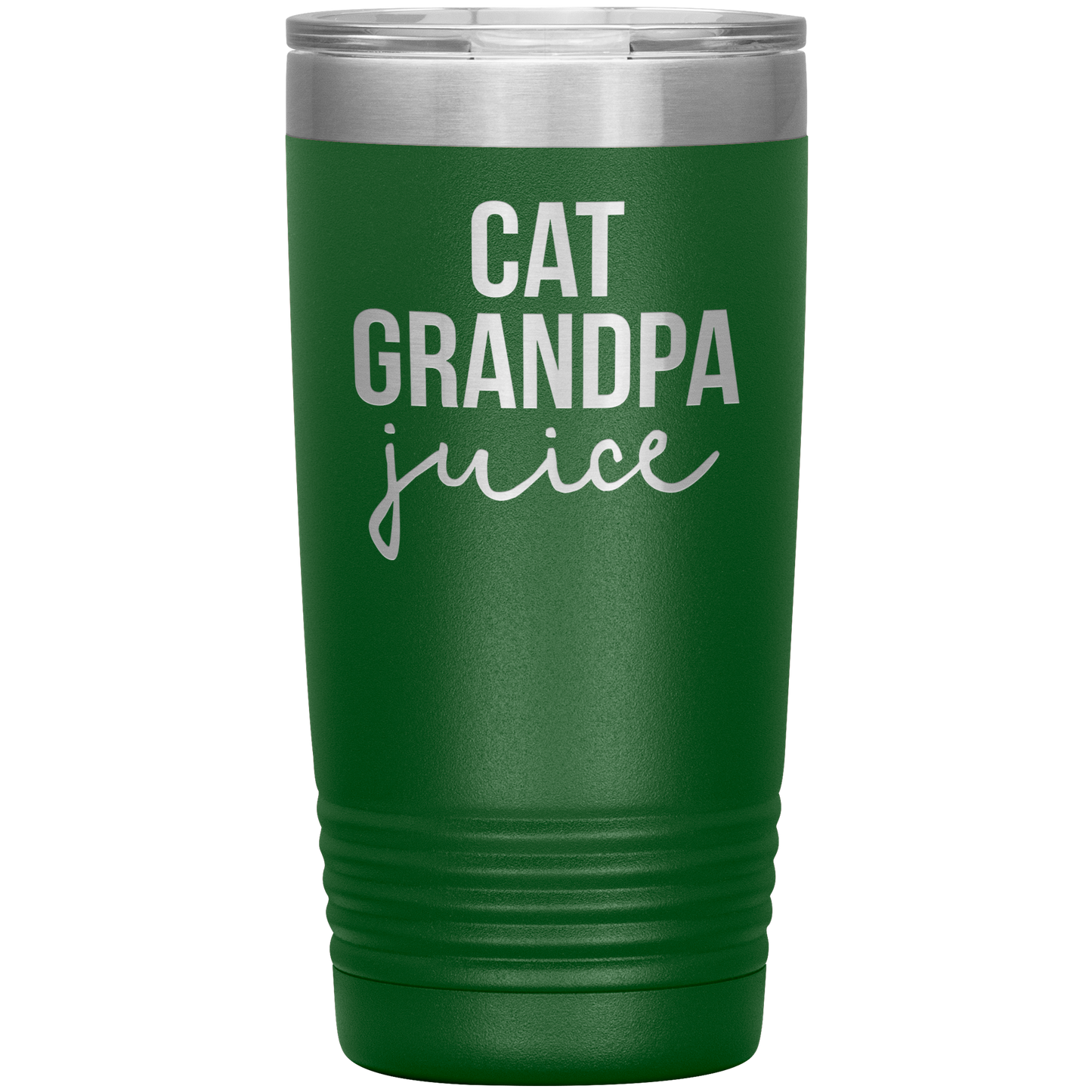 Cat Grandpa Tumbler, Cat Grandpa Gifts, Travel Coffee Mug, Birthday Gifts for Men and Women