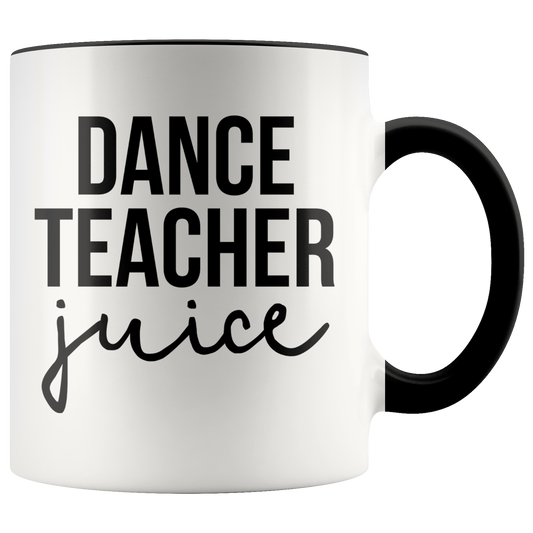 Dance Teacher Gifts, Coffee Mug, Two Tone Accent Cup, Birthday Gift for Men and Women