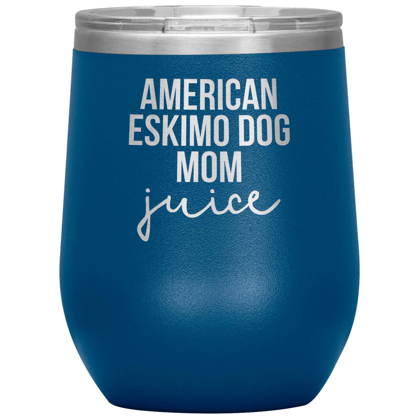 American Eskimo Dog Mom Wine Tumbler, Funny Travel Wine Cup, Birthday Gifts for Men and Women