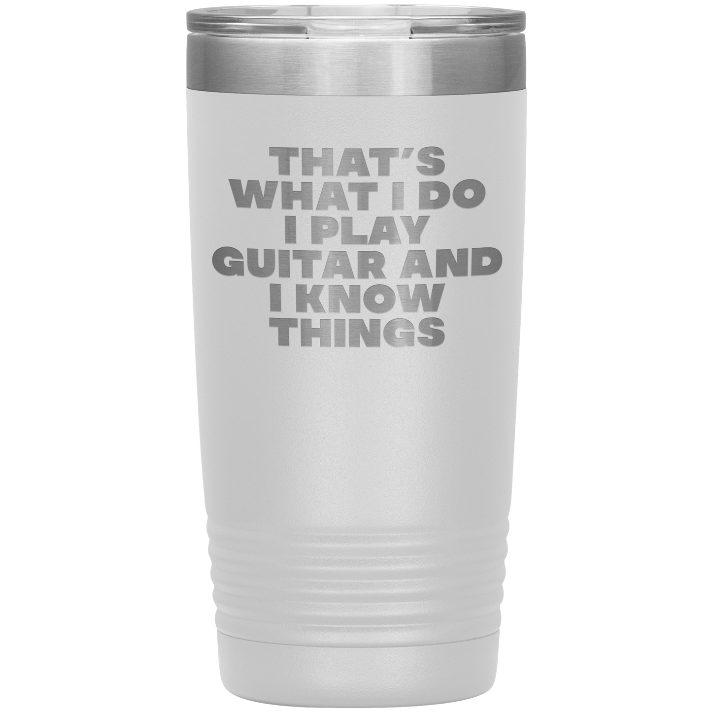 Guitarist Tumbler, Guitarist Gifts, Travel Coffee Mug, Birthday Gifts for Men and Women