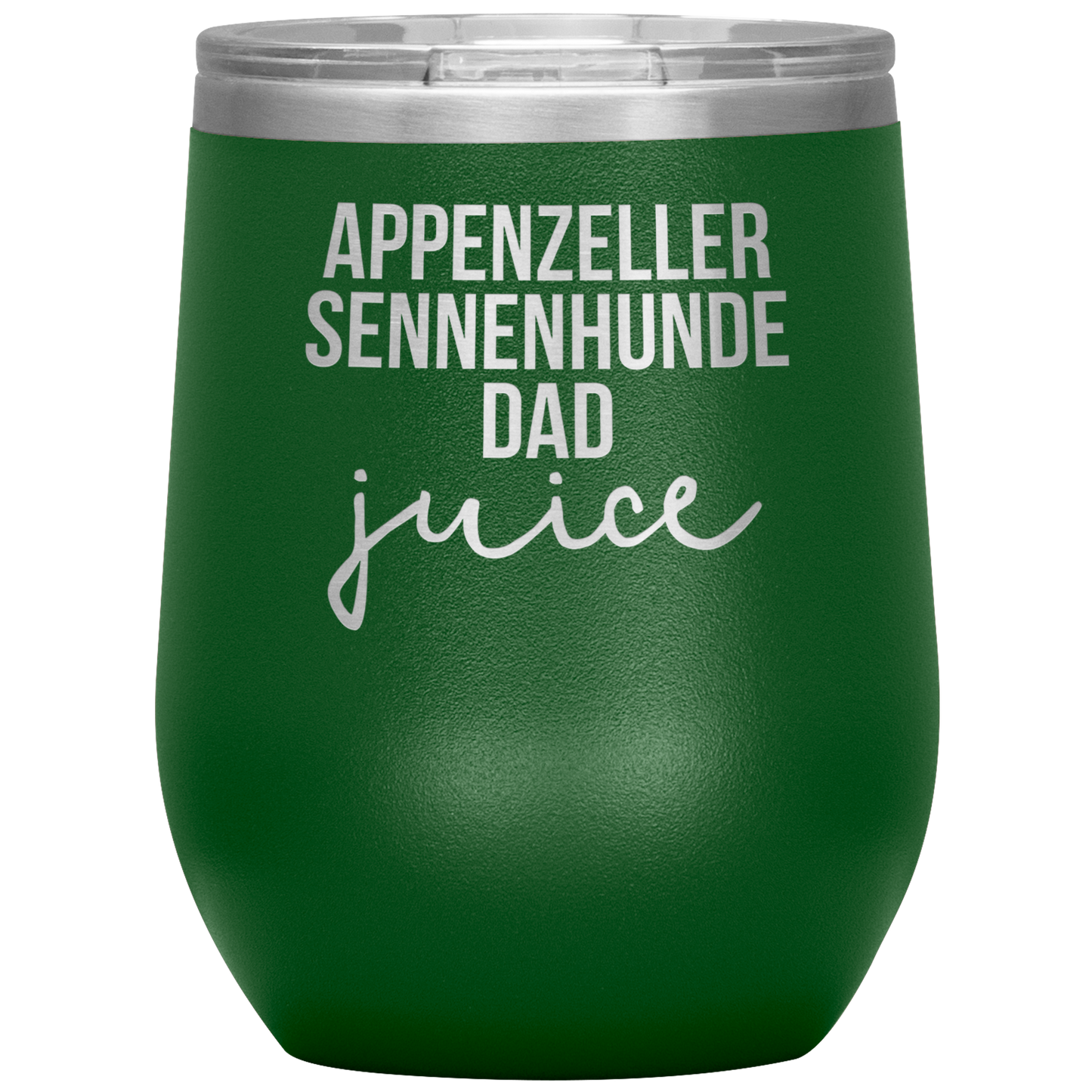 Appenzeller Sennenhunde Dad Wine Tumbler, Funny Travel Wine Cup, Birthday Gifts for Men and Women