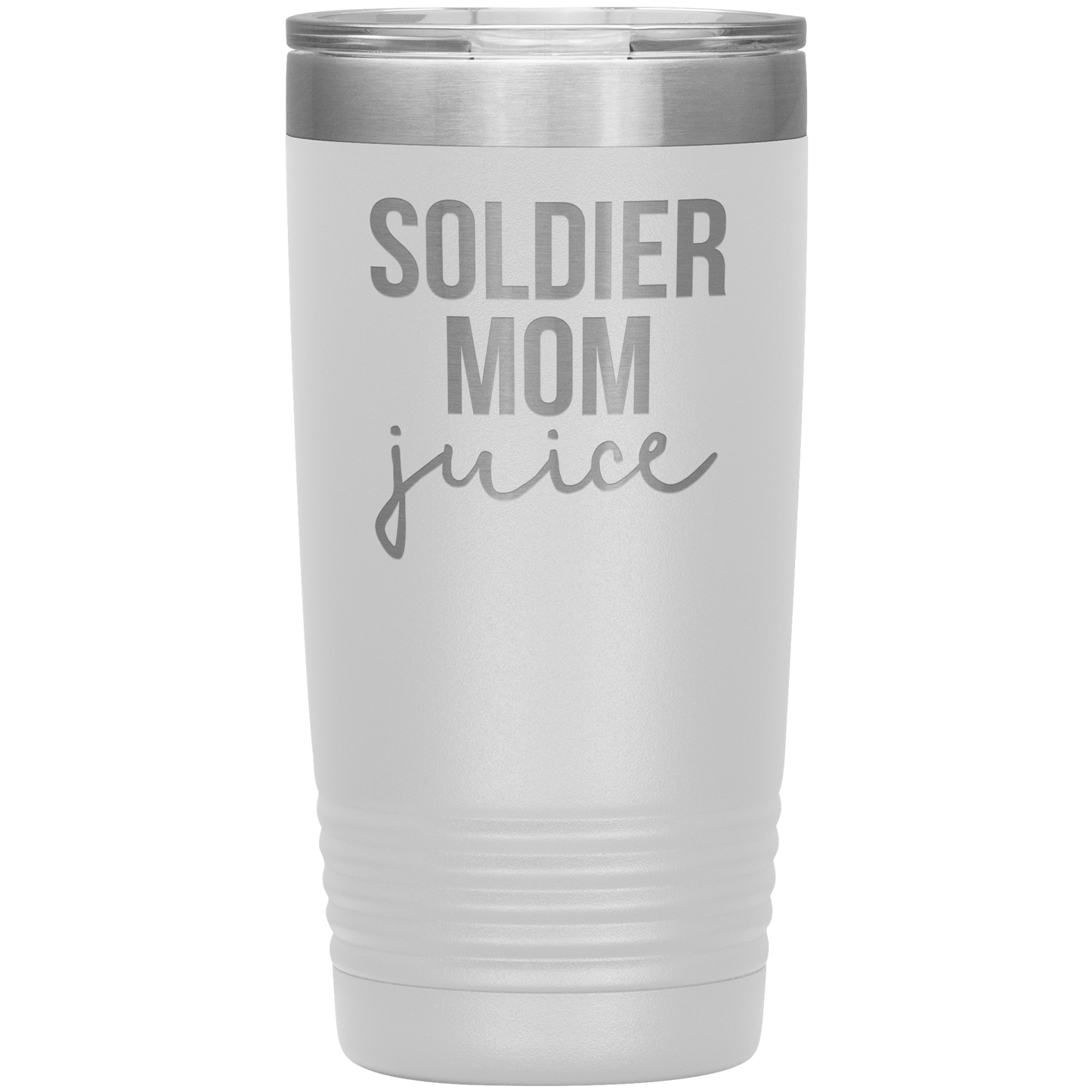 Soldado mamá Vaso, Soldier mamá regalos, taza de café de viaje, regalos de cumpleaños para hombres y mujeres