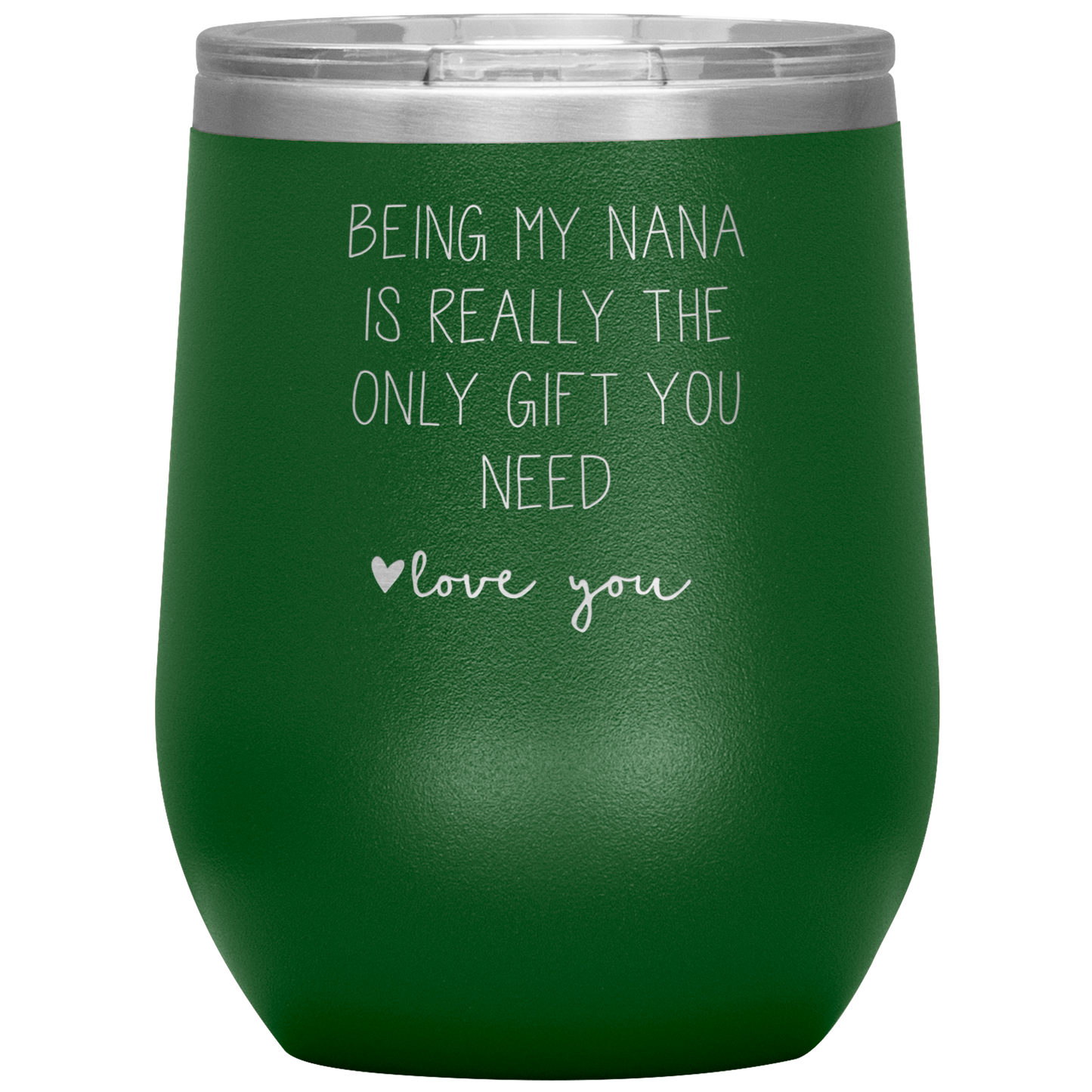 Nana Wine Tumbler, Nana Gifts, Travel Wine Cup, Birthday Gifts for Men and Women