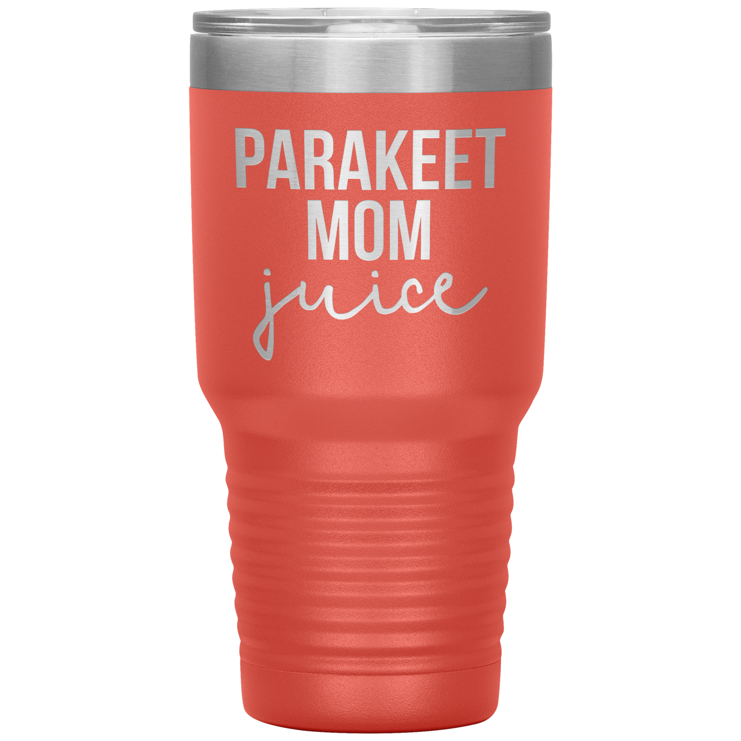 Parakeet Mom Tumbler, Parakeet Mom Gifts, Travel Coffee Mug, Birthday Gifts for Men and Women