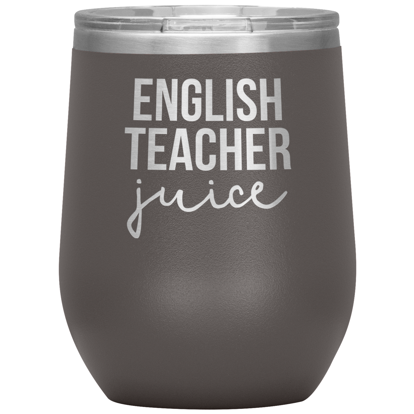 English Teacher Wine Tumbler, English Teacher Gifts, Travel Wine Cup, Birthday Gifts for Men and Women