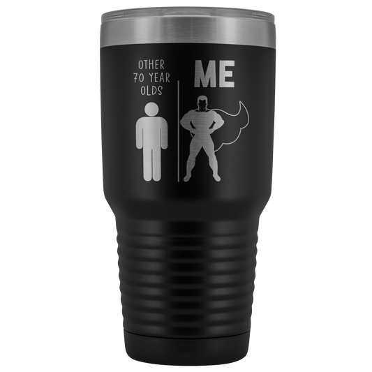 70th Birthday Gift for Men, 70th Birthday Gift for Him, 70th Birthday Tumbler, 70th Birthday Mug