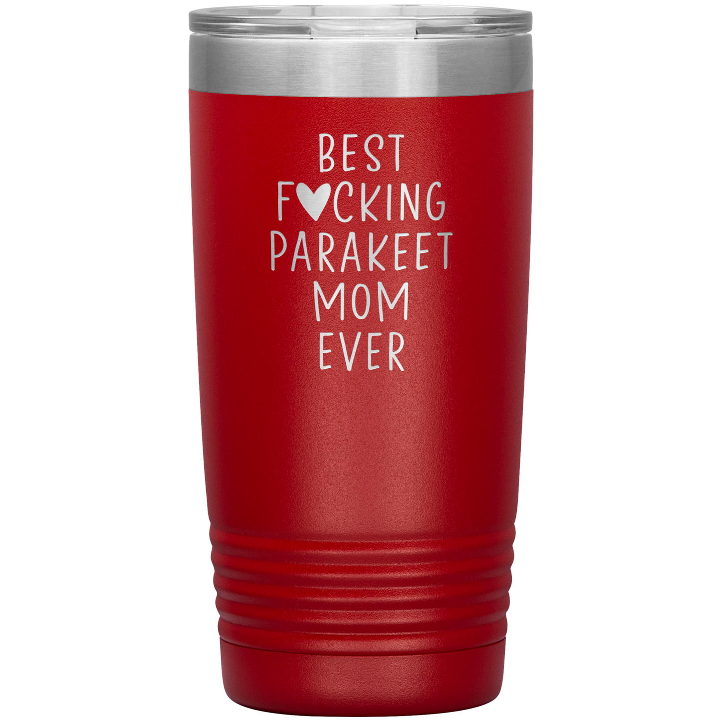 Parakeet Mom Tumbler, Parakeet Mom Gifts, Travel Coffee Mug, Birthday Gifts for Men and Women