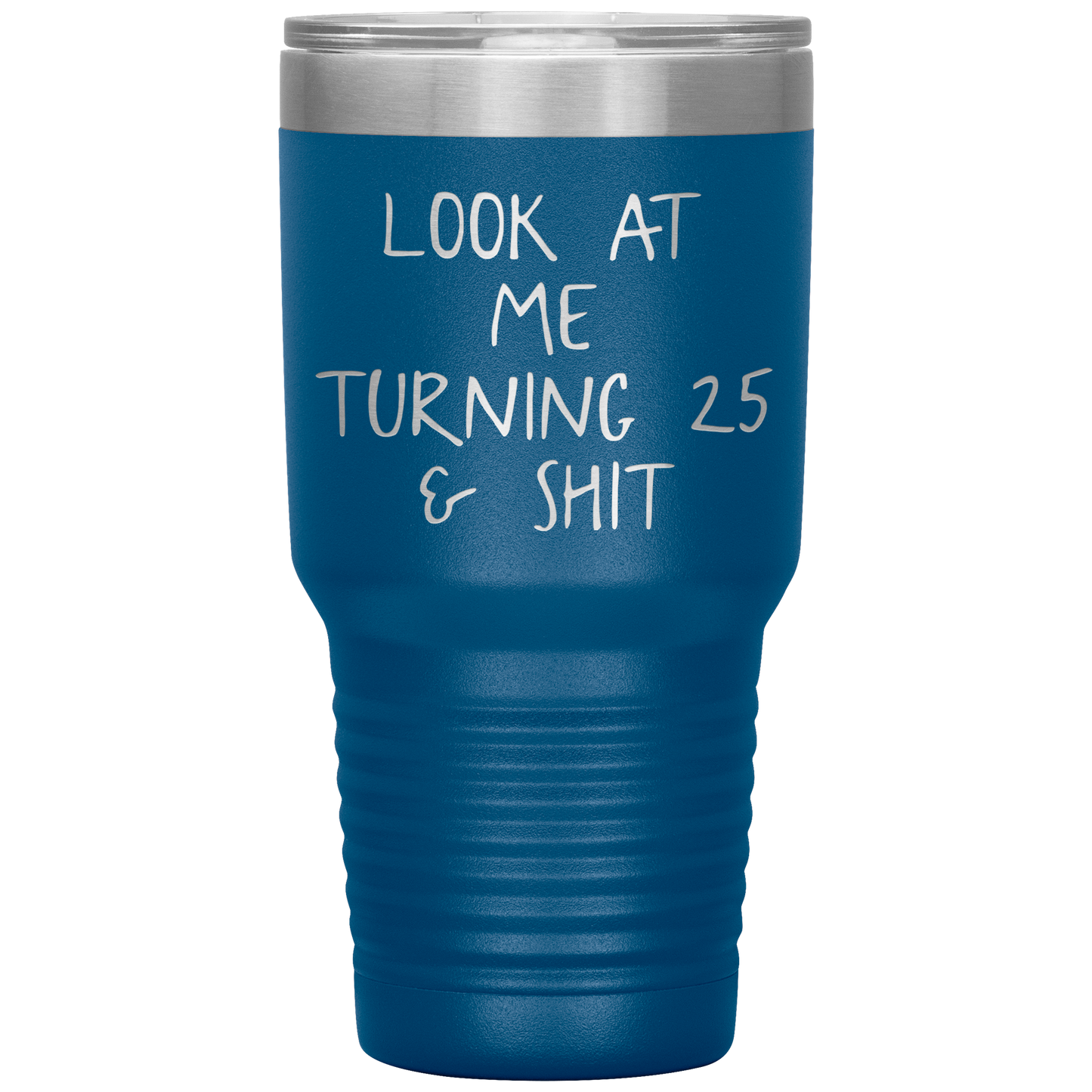 25th Birthday Tumbler, 25th Birthday Gifts, Travel Coffee Mug, Birthday Gifts for Men and Women