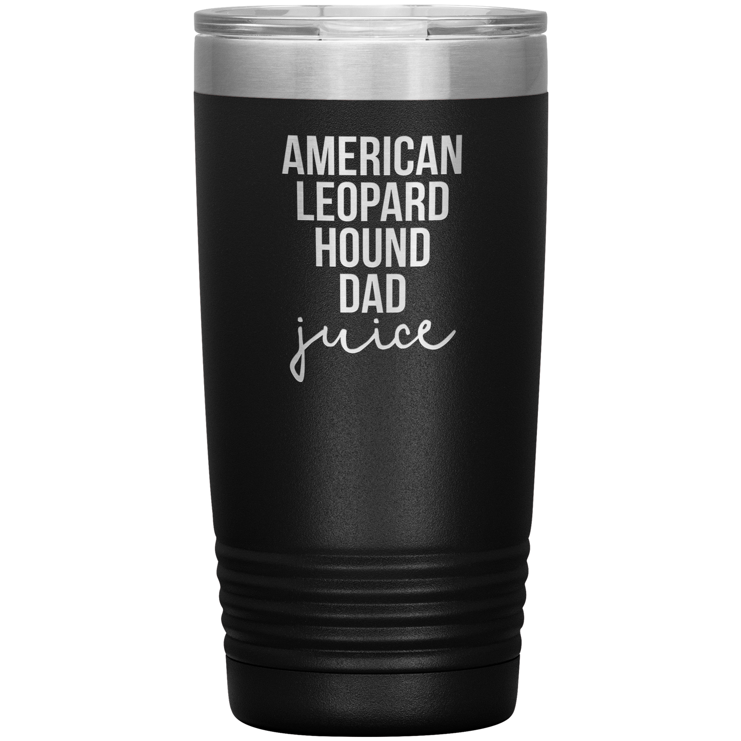 American Leopard Hound Dad Tumbler, Funny Travel Coffee Mug, Birthday Gifts for Men and Women