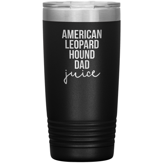 American Leopard Hound Dad Tumbler, Funny Travel Coffee Mug, Birthday Gifts for Men and Women