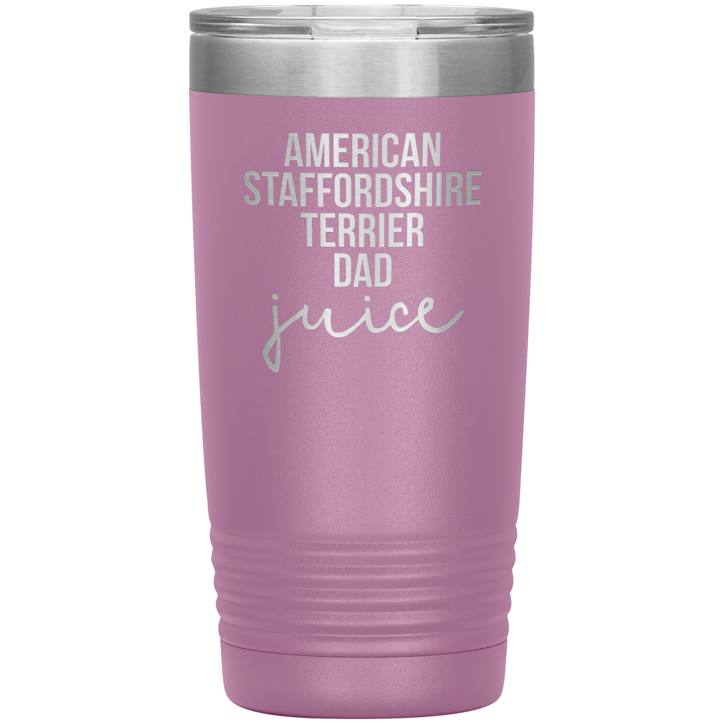 American Staffordshire Terrier Dad Tumbler, Funny Travel Coffee Mug, Birthday Gifts for Men and Women