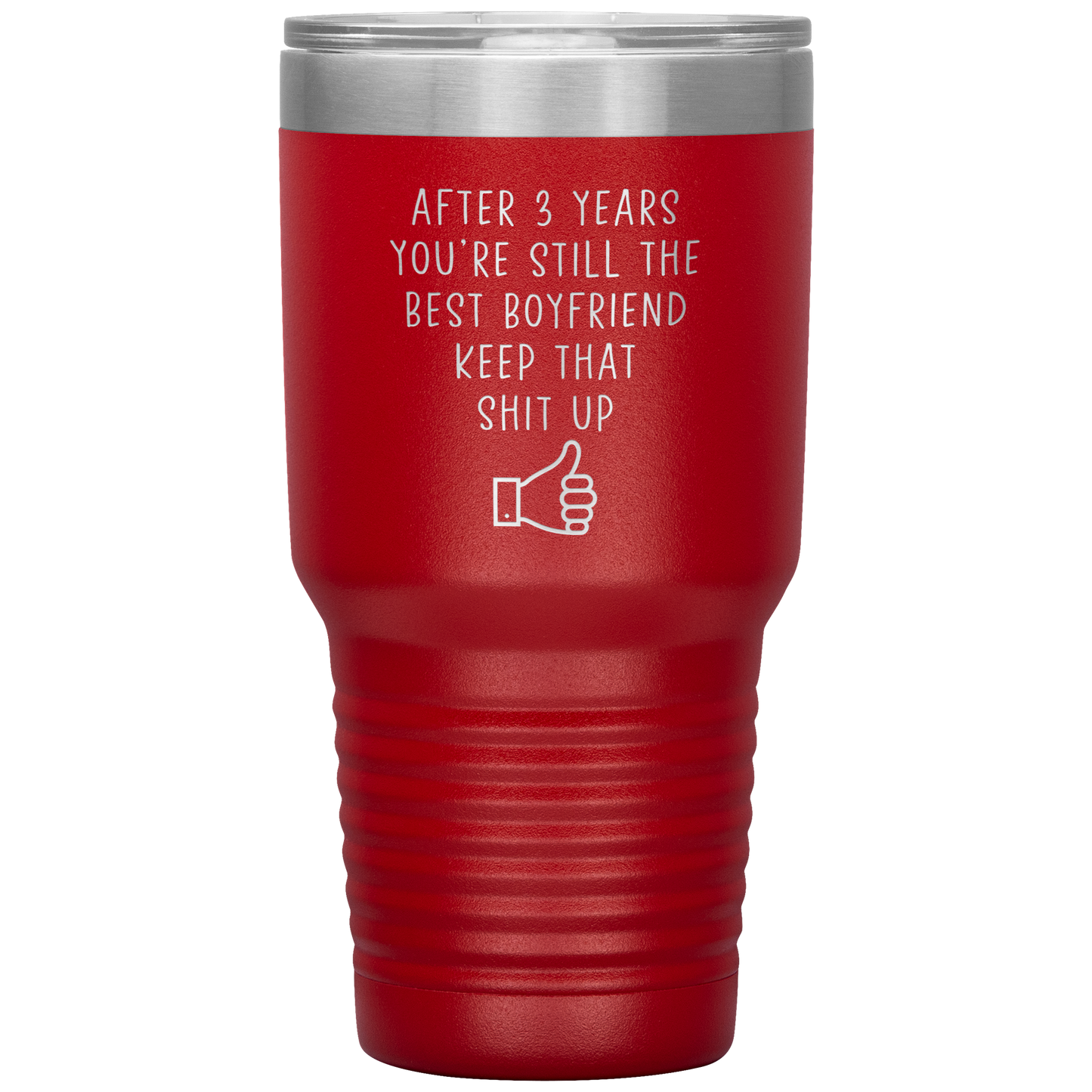 3rd Anniversary Tumbler, 3rd Anniversary Gifts, Travel Coffee Mug, Birthday Gifts for Men and Women