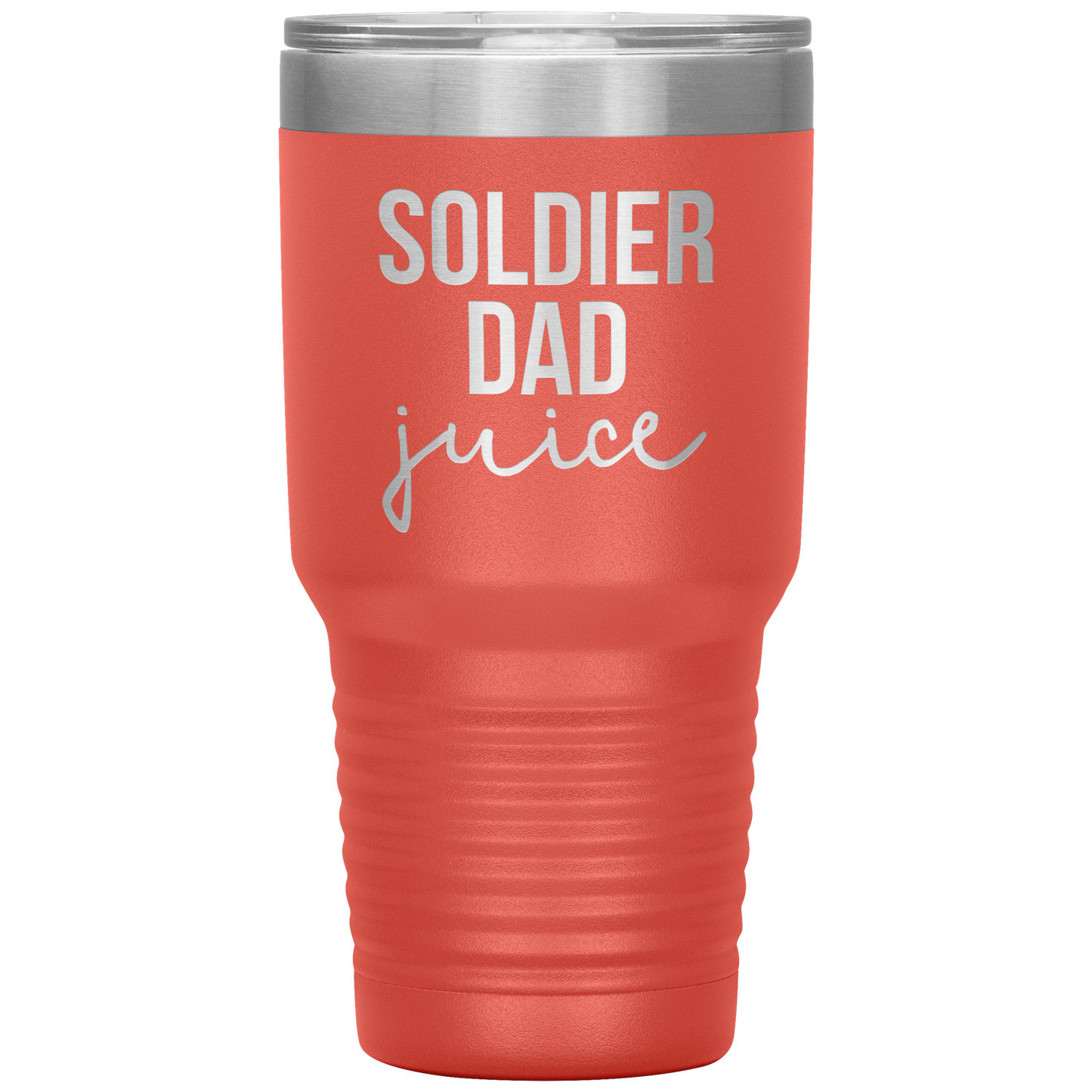 Acrobata de papai de soldado, presentes de papai de soldado, caneca de café de viagem, presentes de aniversário de homens e mulheres