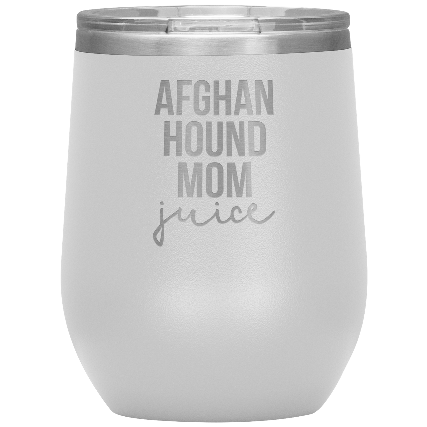 Afghan Hound Mom Wine Tumbler, Funny Travel Wine Cup, Birthday Gifts for Men and Women