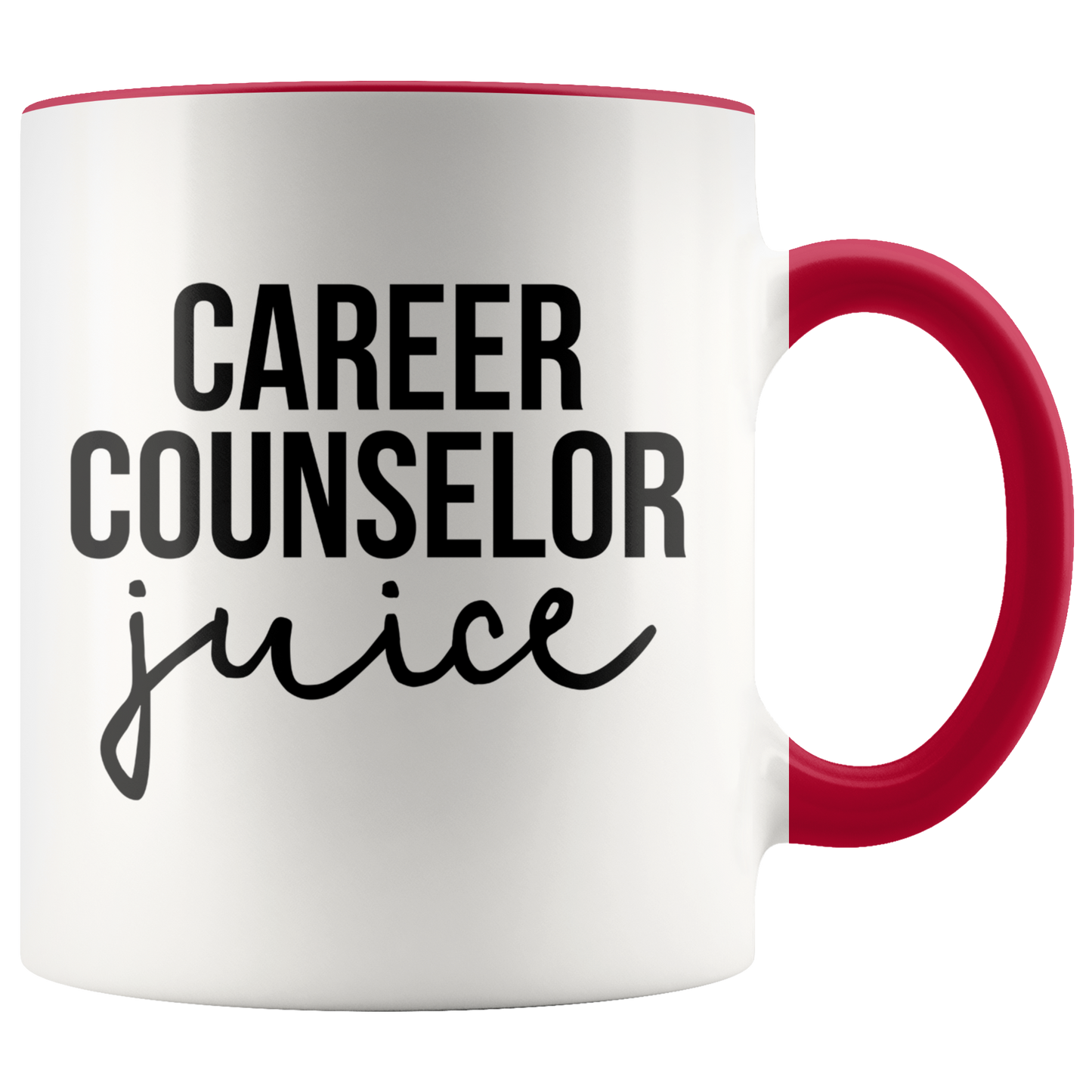 Career counselor Gifts, Coffee Mug, Two Tone Accent Cup, Birthday Gift for Men and Women