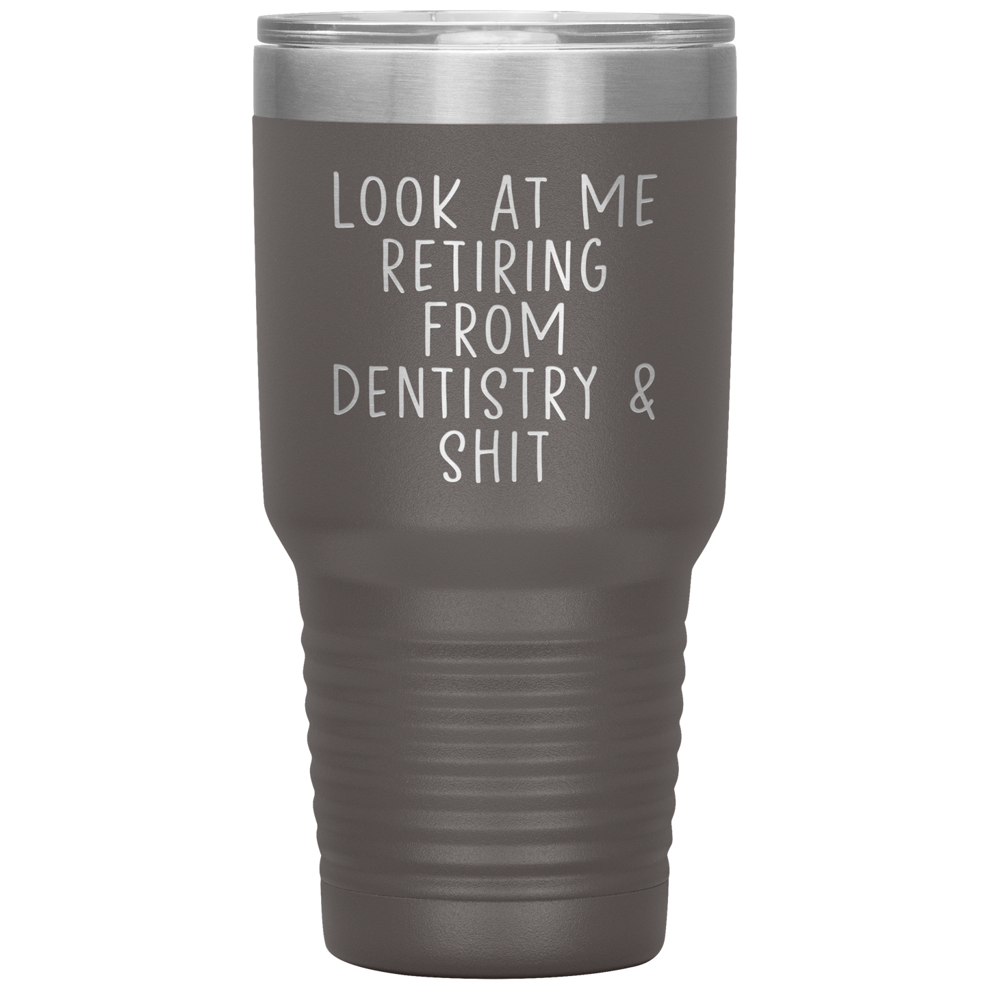 Tumbler de retiro del dentista, regalos de retiro del dentista, taza de café de viaje, regalos de cumpleaños para hombres y mujeres