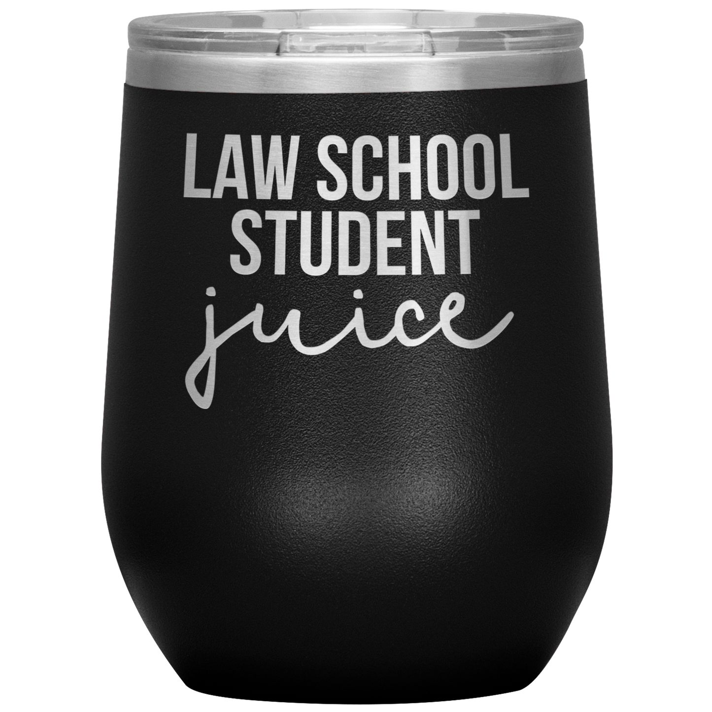 Law School Student Wine Tumbler, Law School Student Gifts, Travel Wine Cup, Birthday Gifts for Men and Women