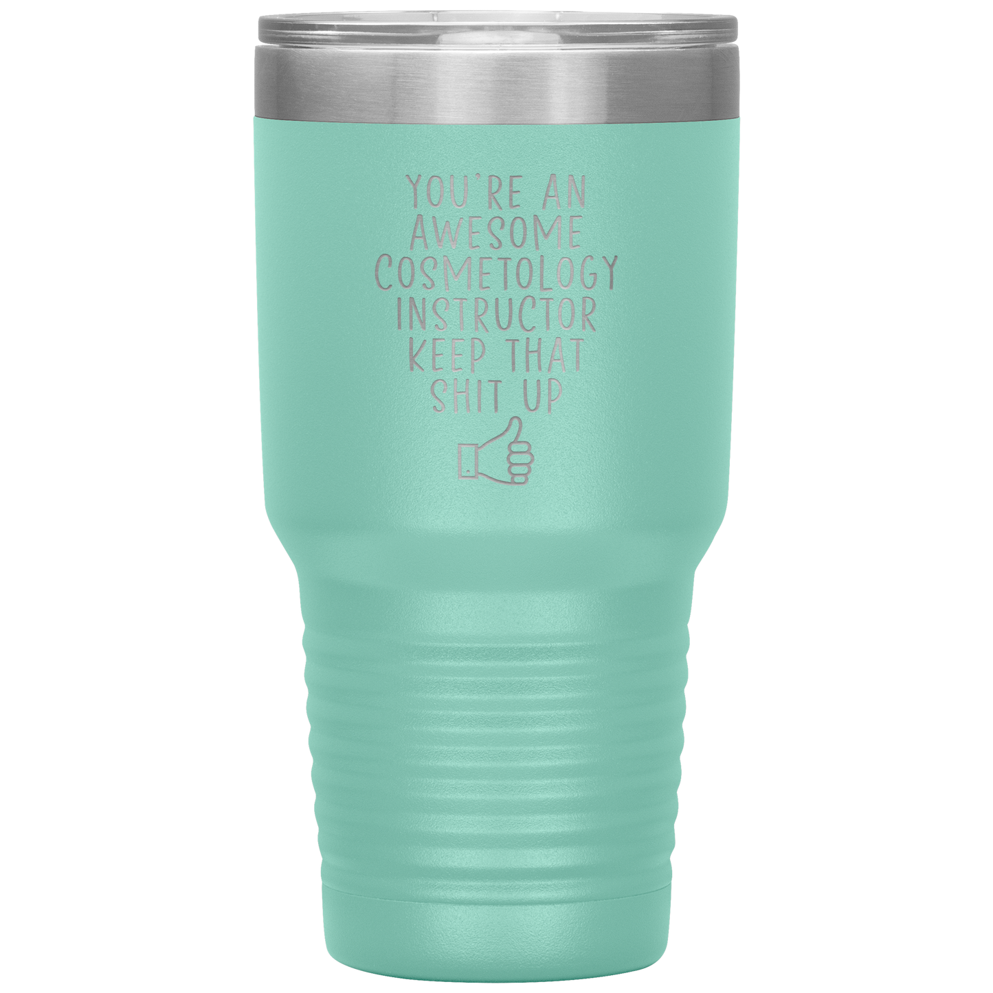 Cosmetology Instructor Tumbler, Cosmetology Instructor Gifts, Travel Coffee Mug, Birthday Gifts for Men and Women