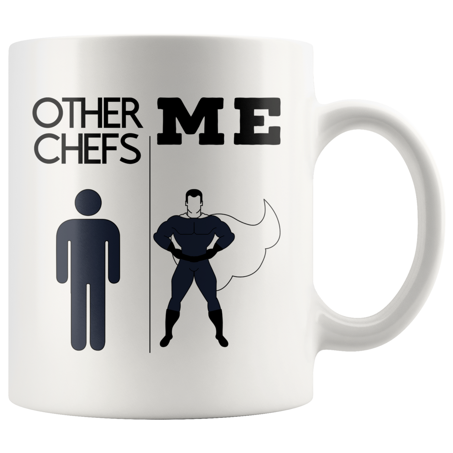 Chef Gifts, Funny Coffee Mug, Appreciation Two Tone Accent Cup, Birthday Gift for Men and Women