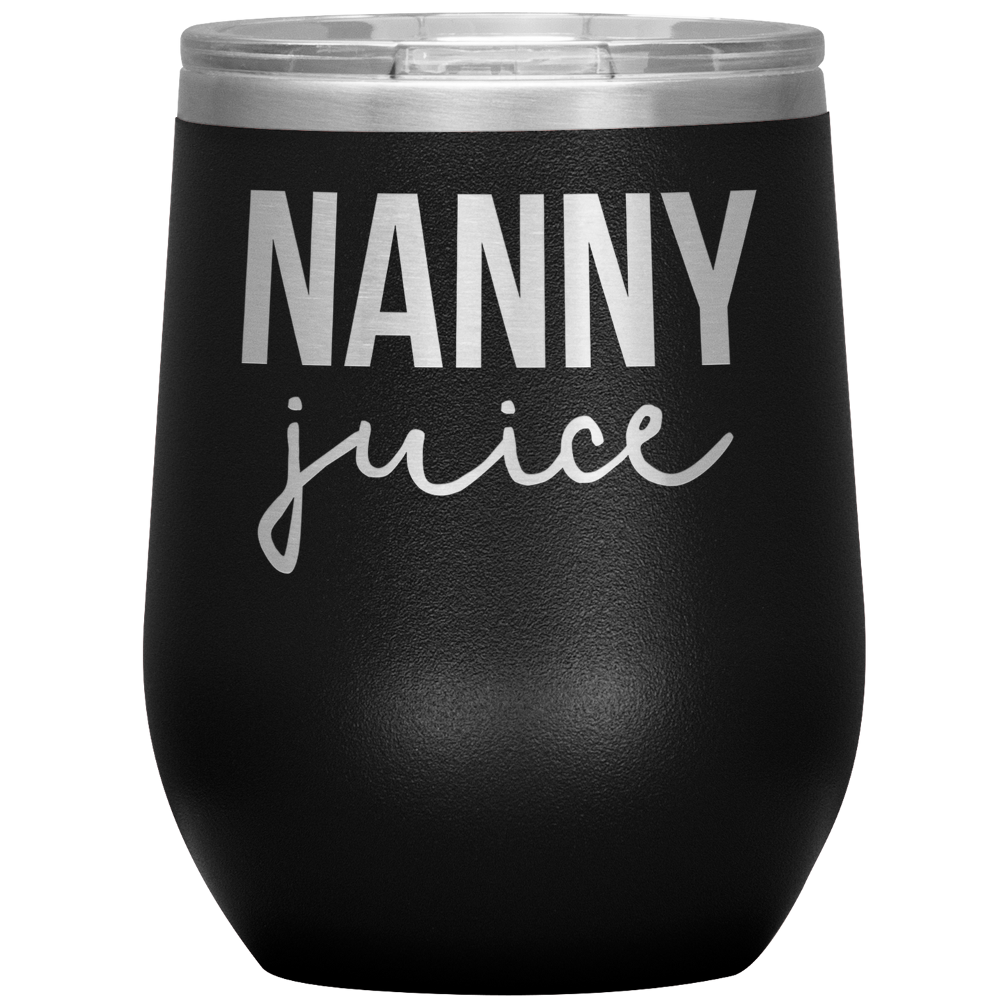 Nanny Wine Tumbler, Nanny Gifts, Travel Wine Cup, Birthday Gifts for Men and Women