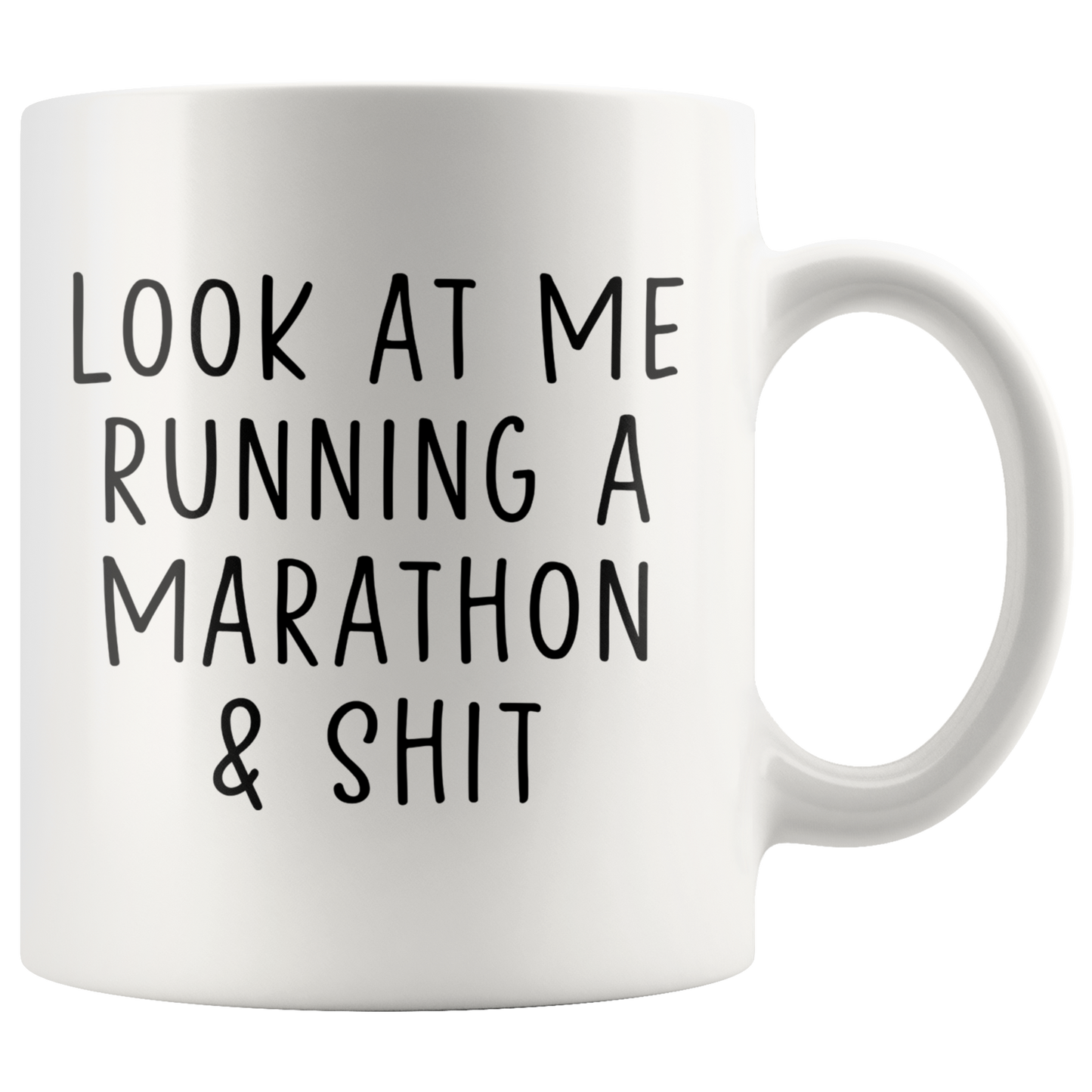 Marathon Runner Gifts, Coffee Mug, Two Tone Accent Cup, Birthday Gift for Men and Women