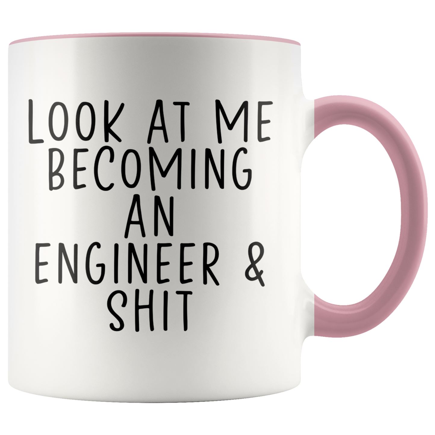 Engineer Gifts, Coffee Mug, Two Tone Accent Cup, Birthday Gift for Men and Women