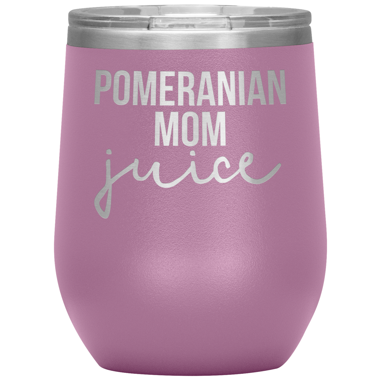 Pomeranian Maman vin Tumbler, Pomeranian maman cadeaux, voyage Vin Tasse, Cadeaux D'anniversaire pour hommes et femmes