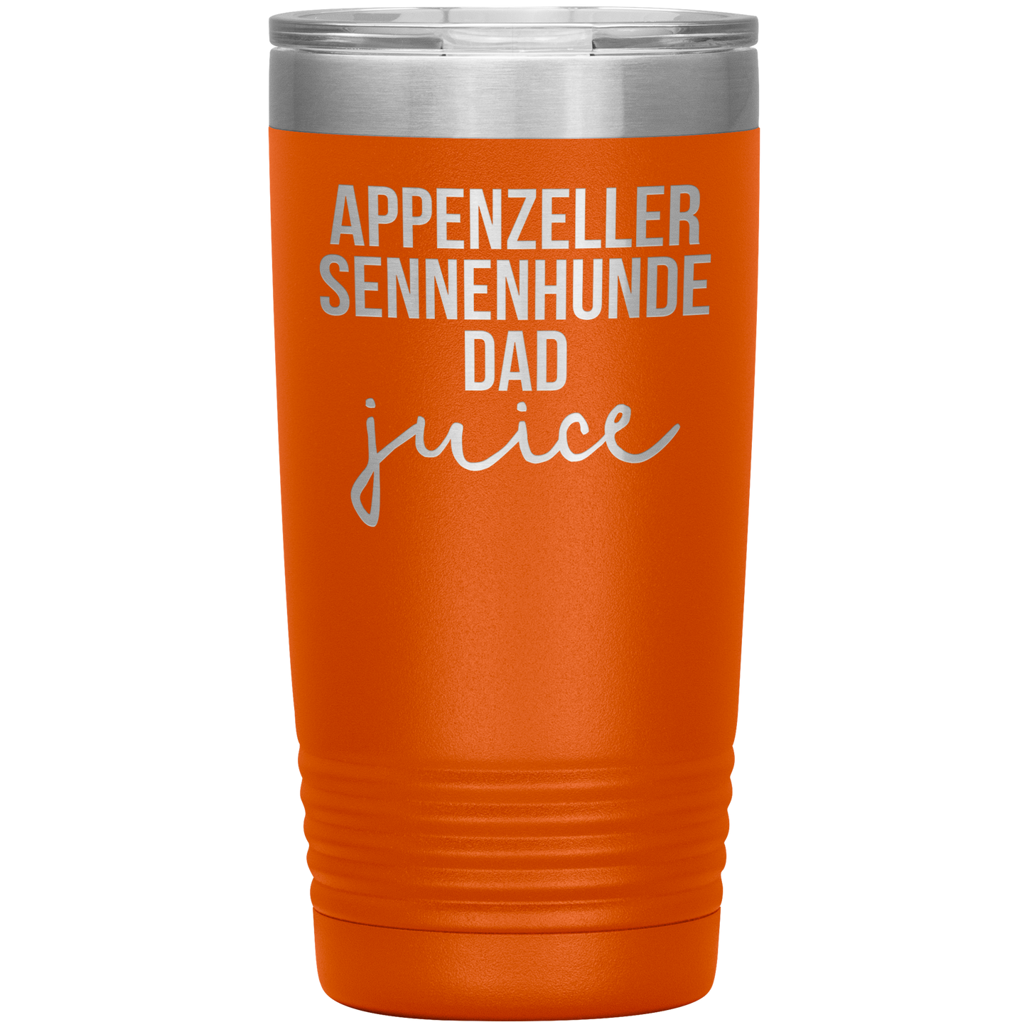 Appenzeller Sennenhunde Dad Tumbler, Funny Travel Coffee Mug, Birthday Gifts for Men and Women