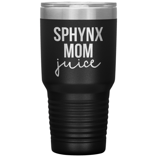 Verre de maman de Sphynx, cadeaux de maman de Sphynx, chope de café de voyage, cadeaux d'anniversaire pour les hommes et les femmes