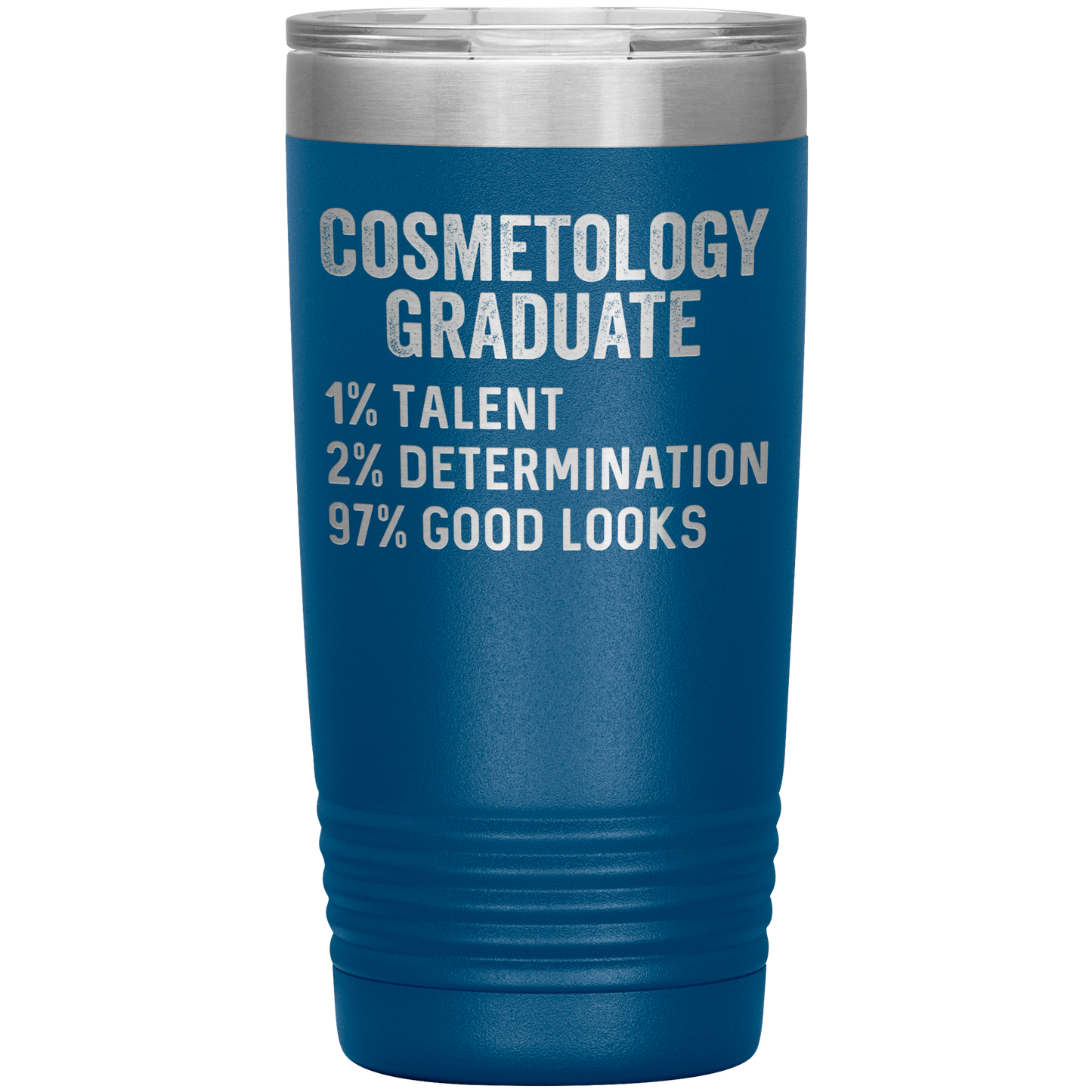 Cosmetology Graduate Tumbler, Funny Cosmetologist Graduation Travel Coffee Mug, Birthday Gifts for Men and Women