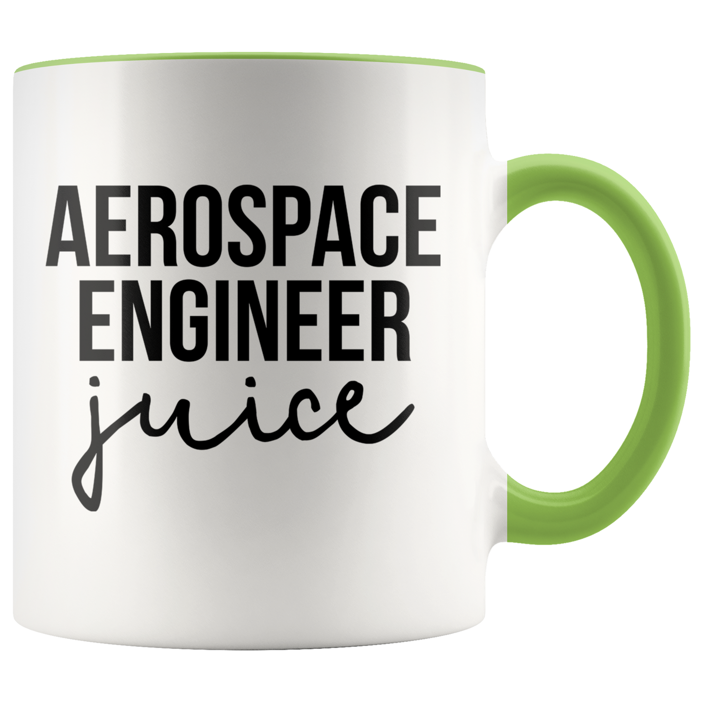 Aerospace engineer Gifts, Coffee Mug, Two Tone Accent Cup, Birthday Gift for Men and Women