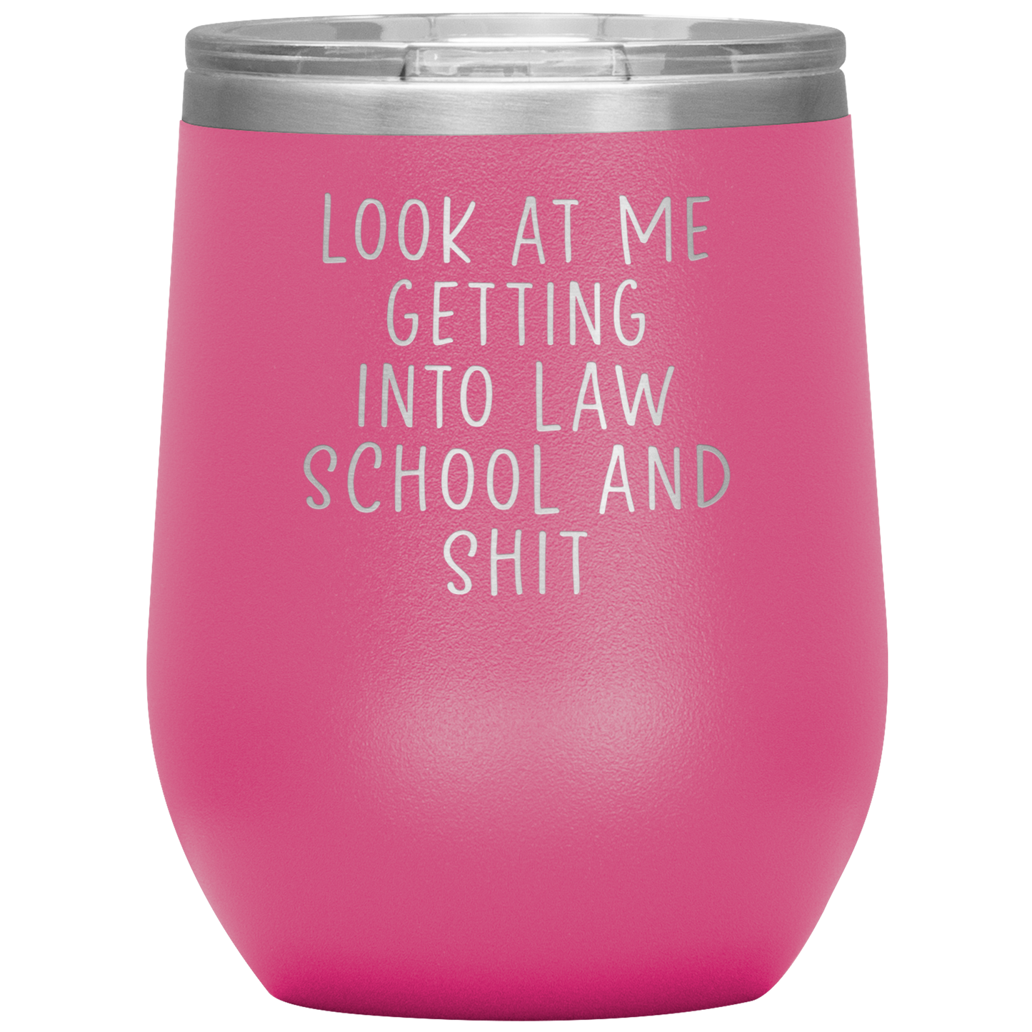 Law School Student Wine Tumbler, Law School Student Gifts, Travel Wine Cup, Birthday Gifts for Men and Women