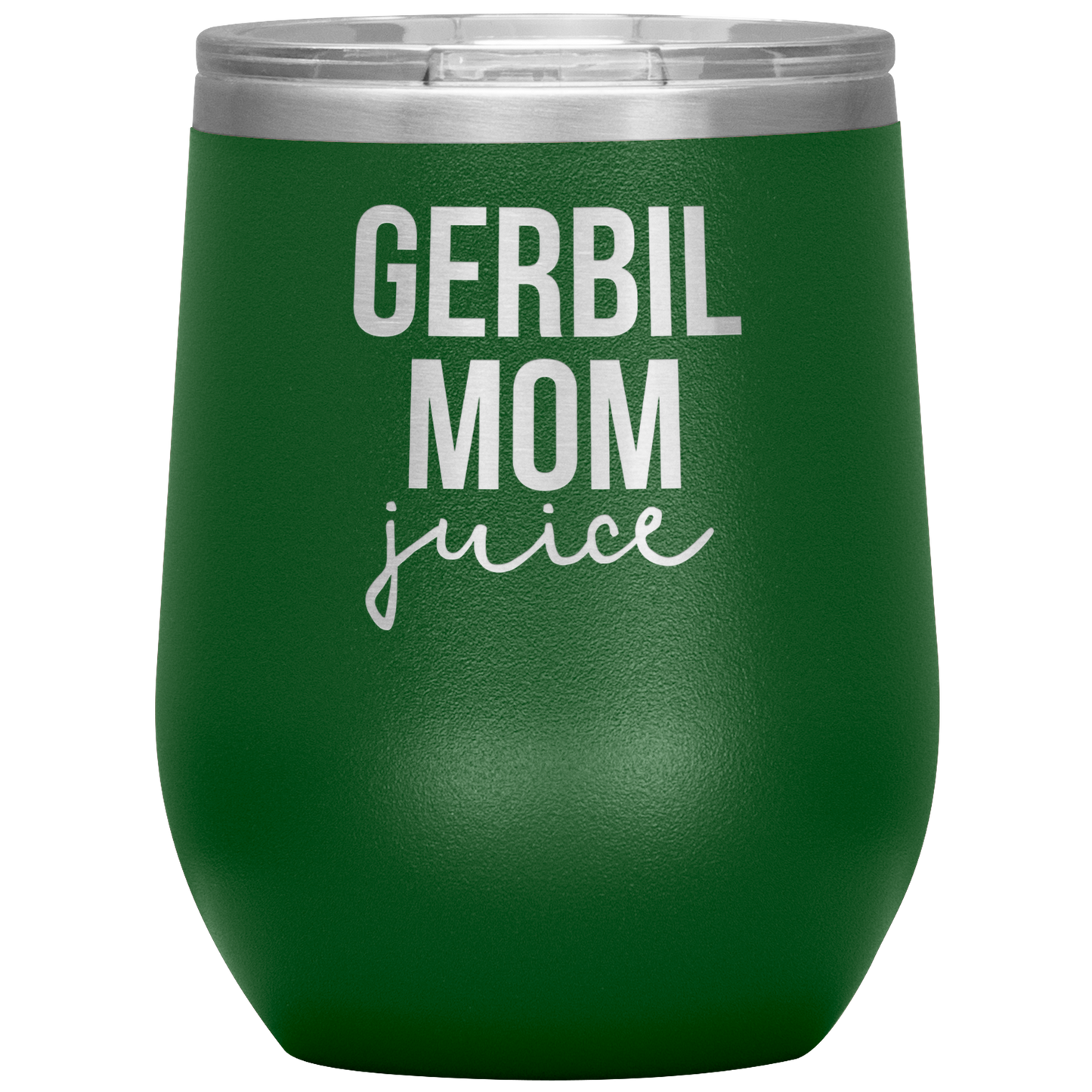 Gerbil Mom Wine Tumbler, Gerbil Mom Gifts, Travel Wine Cup, Birthday Gifts for Men and Women