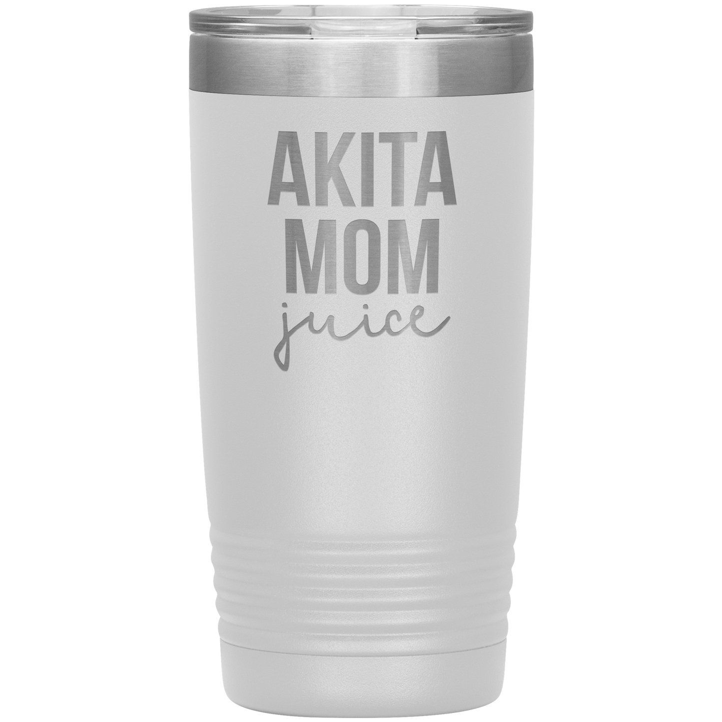 Akita Mom Tumbler, Funny Travel Coffee Mug, Birthday Gifts for Men and Women