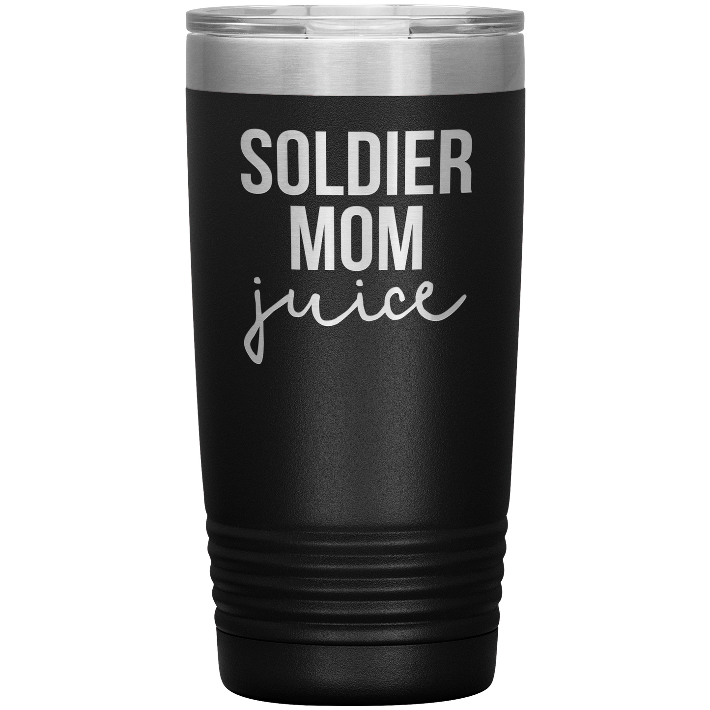 Soldado mamá Vaso, Soldier mamá regalos, taza de café de viaje, regalos de cumpleaños para hombres y mujeres